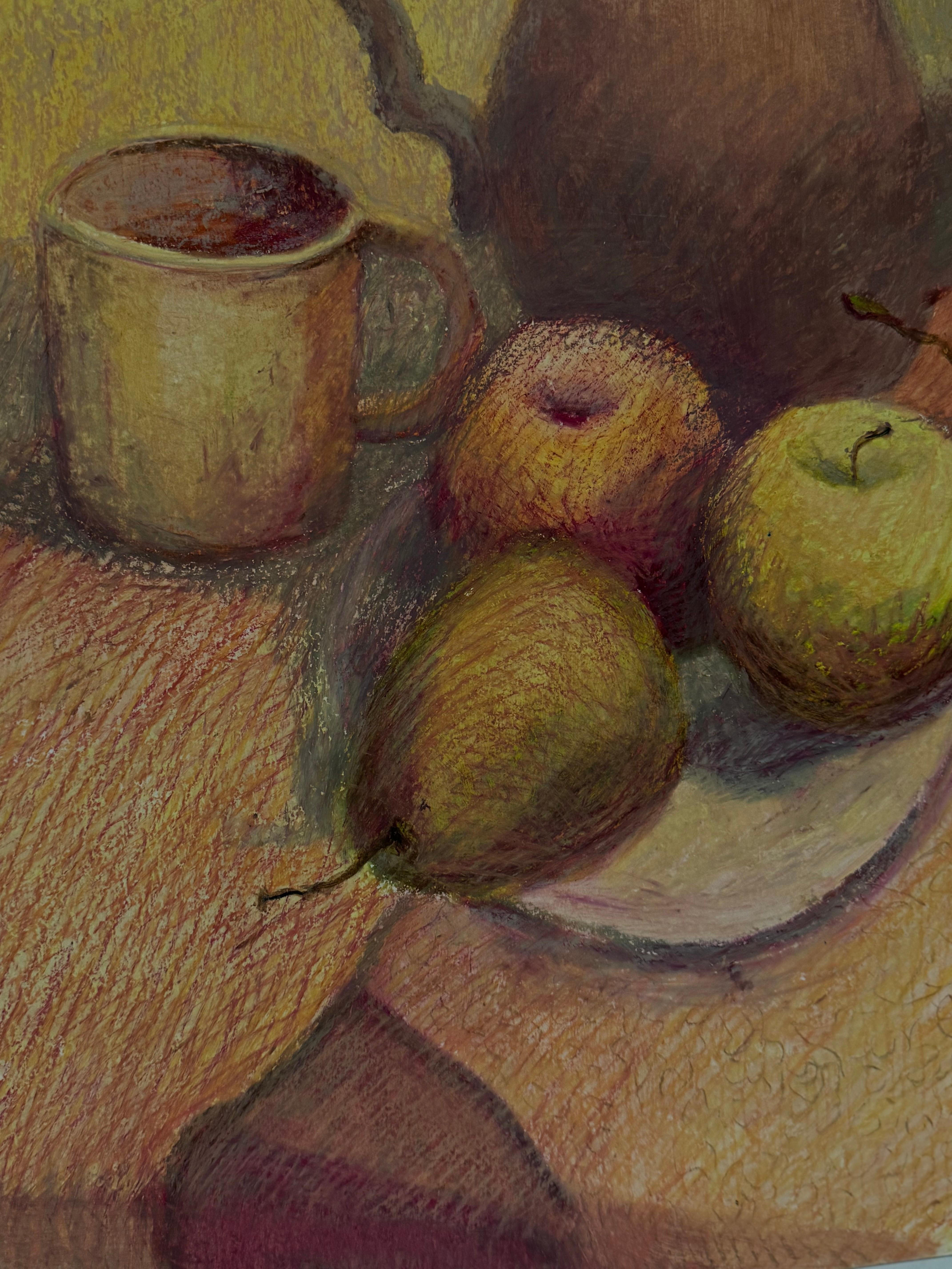 Nature morte aux fruits, taille moyenne. en vente 4