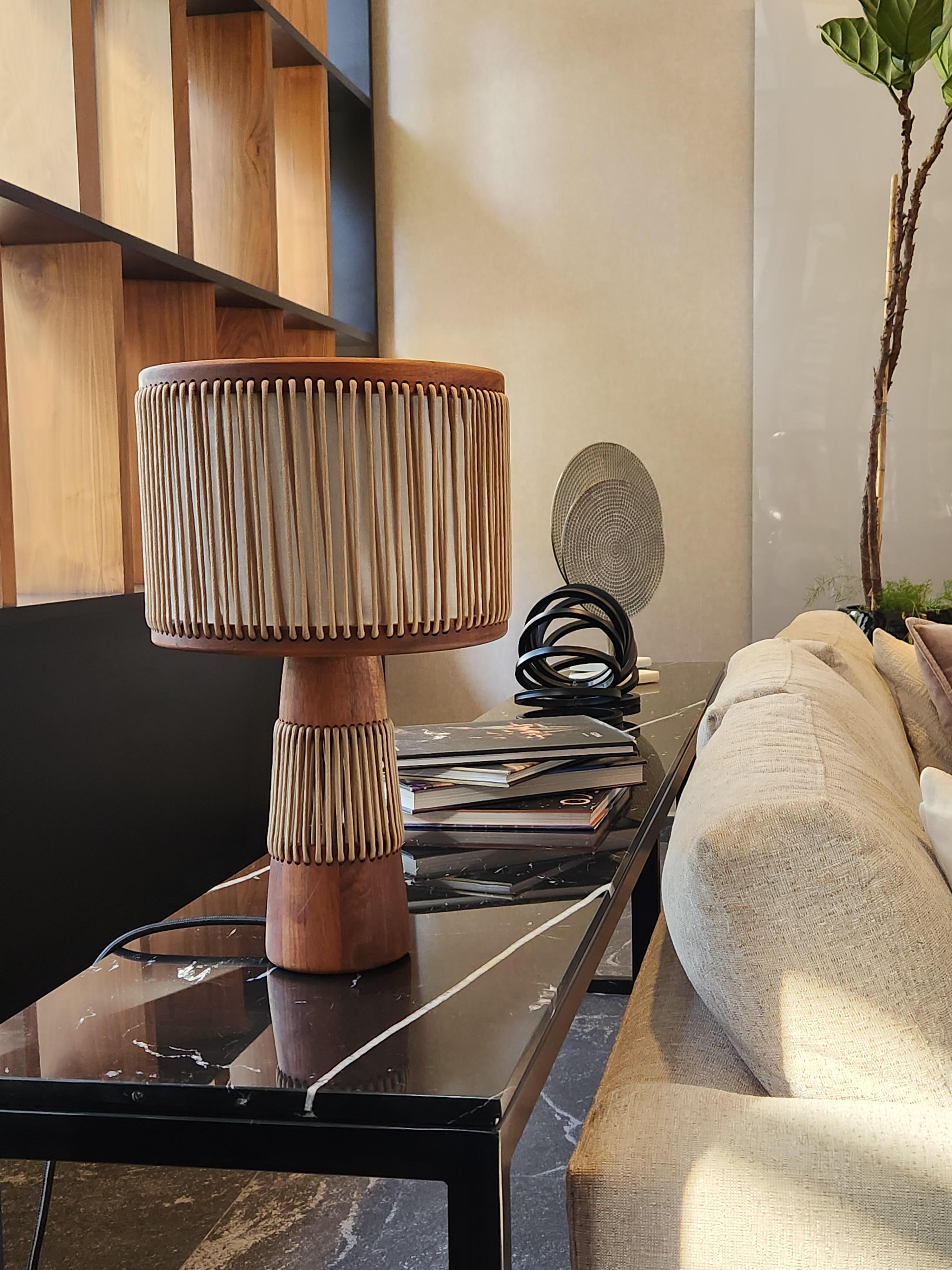 Contemporary Anaka Table Lamp by Saadia Design For Sale