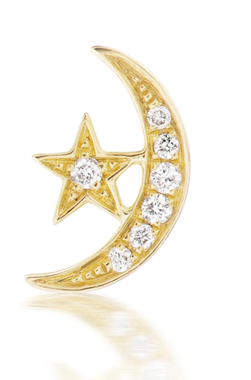 Women's AnaKatarina 18k and Diamond 'Shooting Star' Stud Earring For Sale