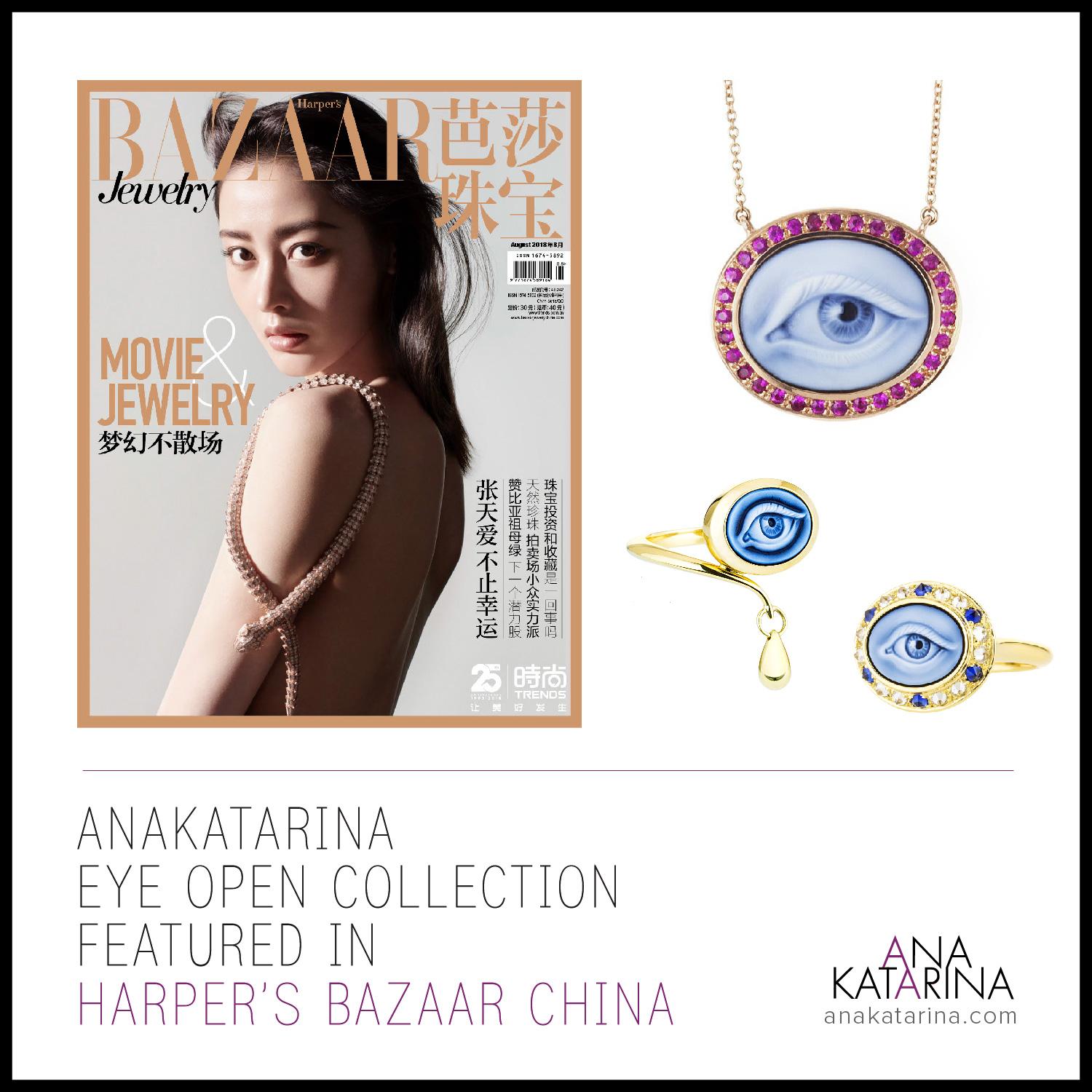 Round Cut AnaKatarina Customizable Agate, Sapphire, Diamond, 18k Gold Eye Cameo Necklace For Sale