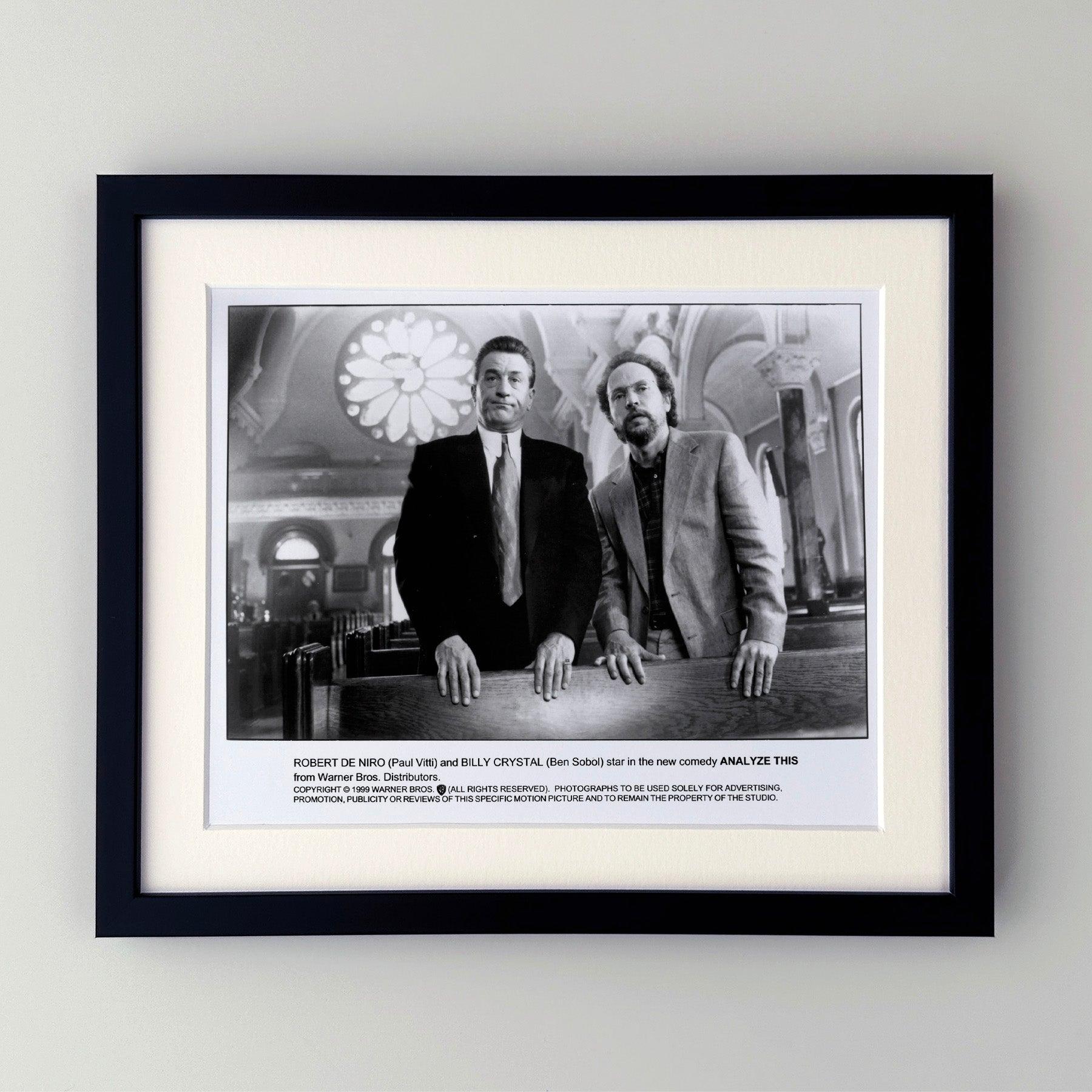 Américain Analyze This 1999 Publicity Film Movie Press Still Framed en vente
