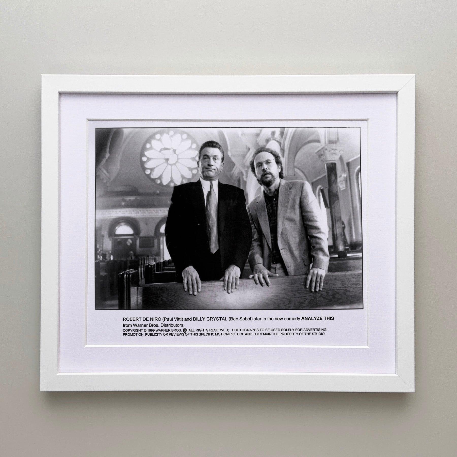 Analyze This 1999 Publicity Film Movie Press Still Framed Excellent état - En vente à Bath, Somerset
