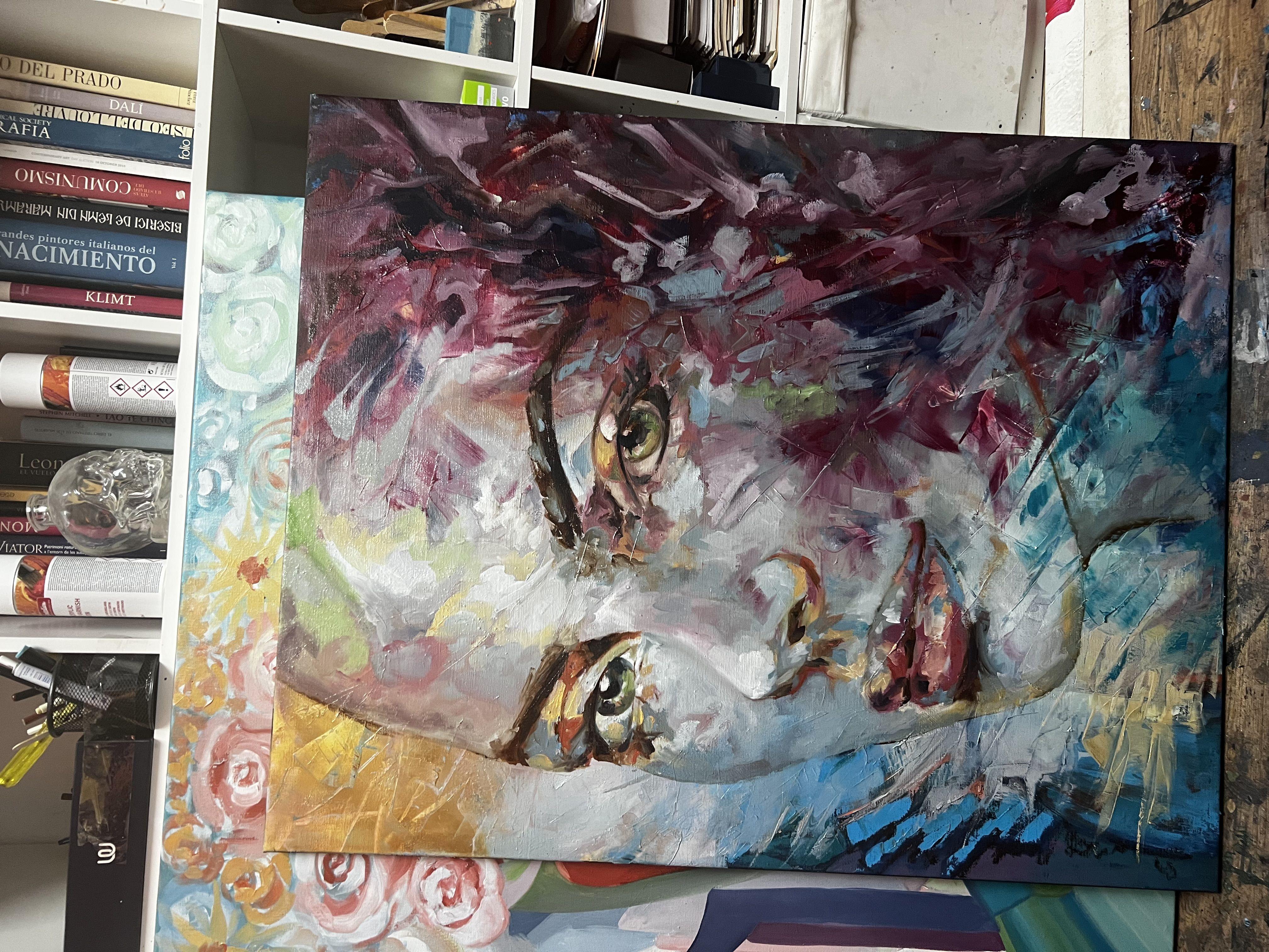 Human Connection Nr.IV, Pittura, Olio su tela in vendita 2