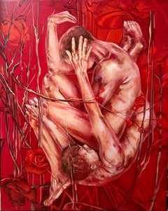 Human Connection, Painting, Oil on Canvas