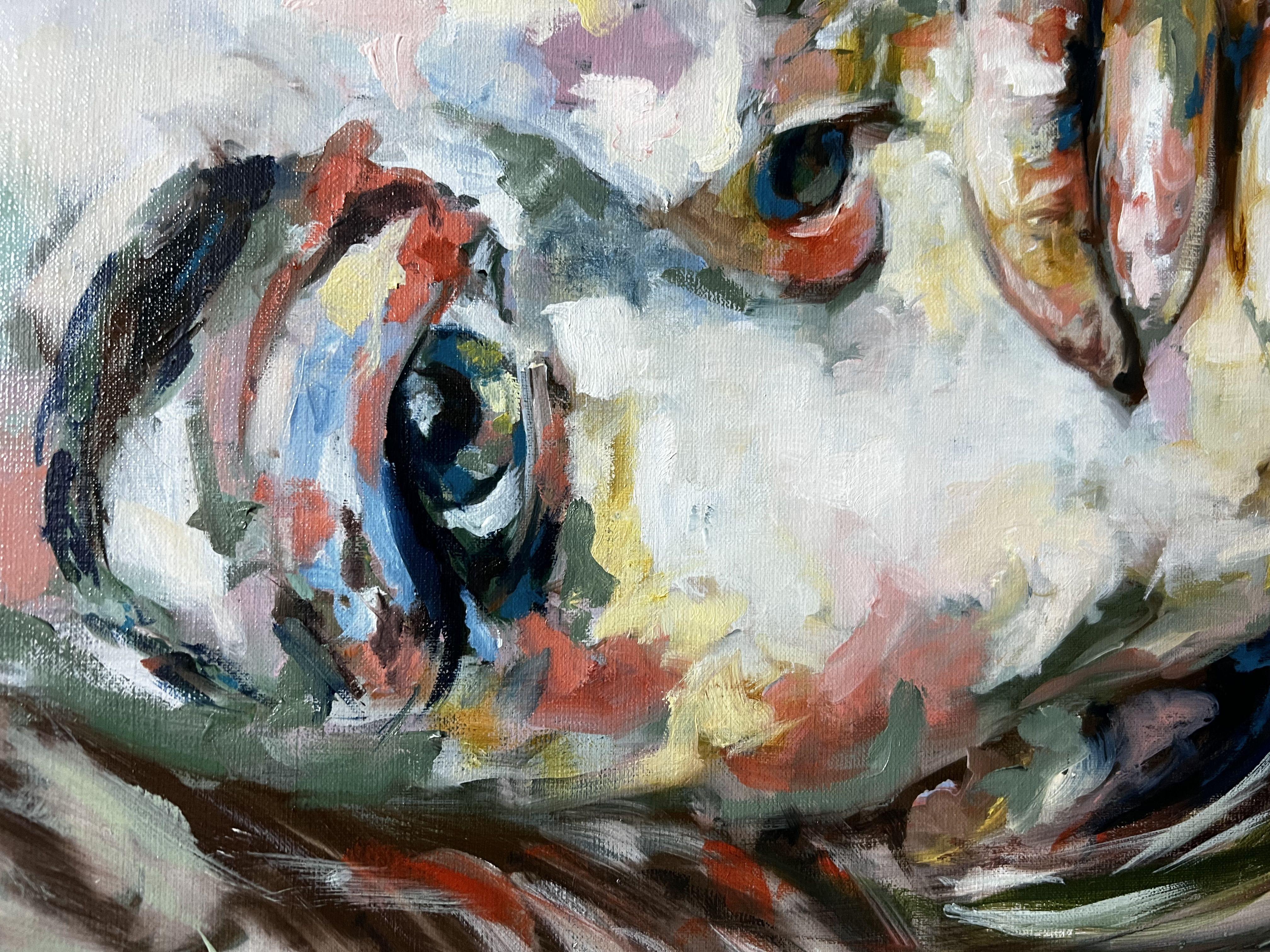 Kasia, Pintura, Óleo sobre lienzo - Painting Contemporáneo de Anamaria Cepoi