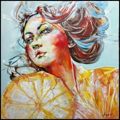 Lemon, Painting, Oil on Canvas