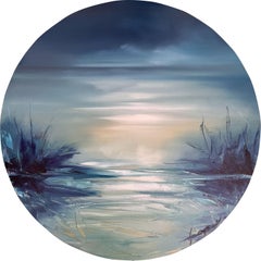 Sinfonía azul, Pintura, Óleo sobre lienzo