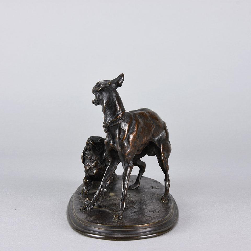 Late 19th Century Anamilier Bronze Entitled 