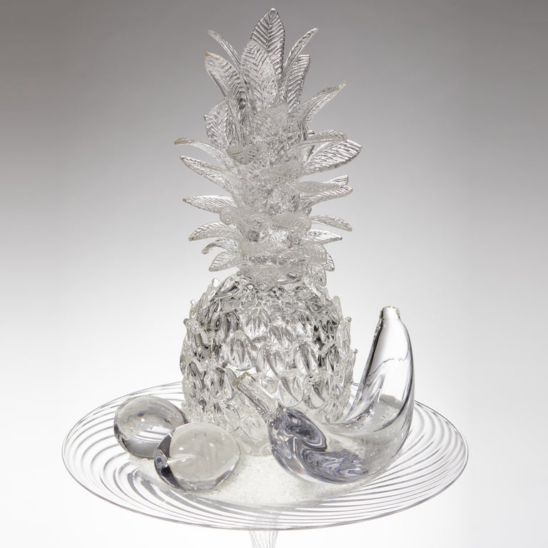 Hand-Crafted AnanasMusaPrunus, a Glass Still Life Installation Art Work by Elliot Walker For Sale