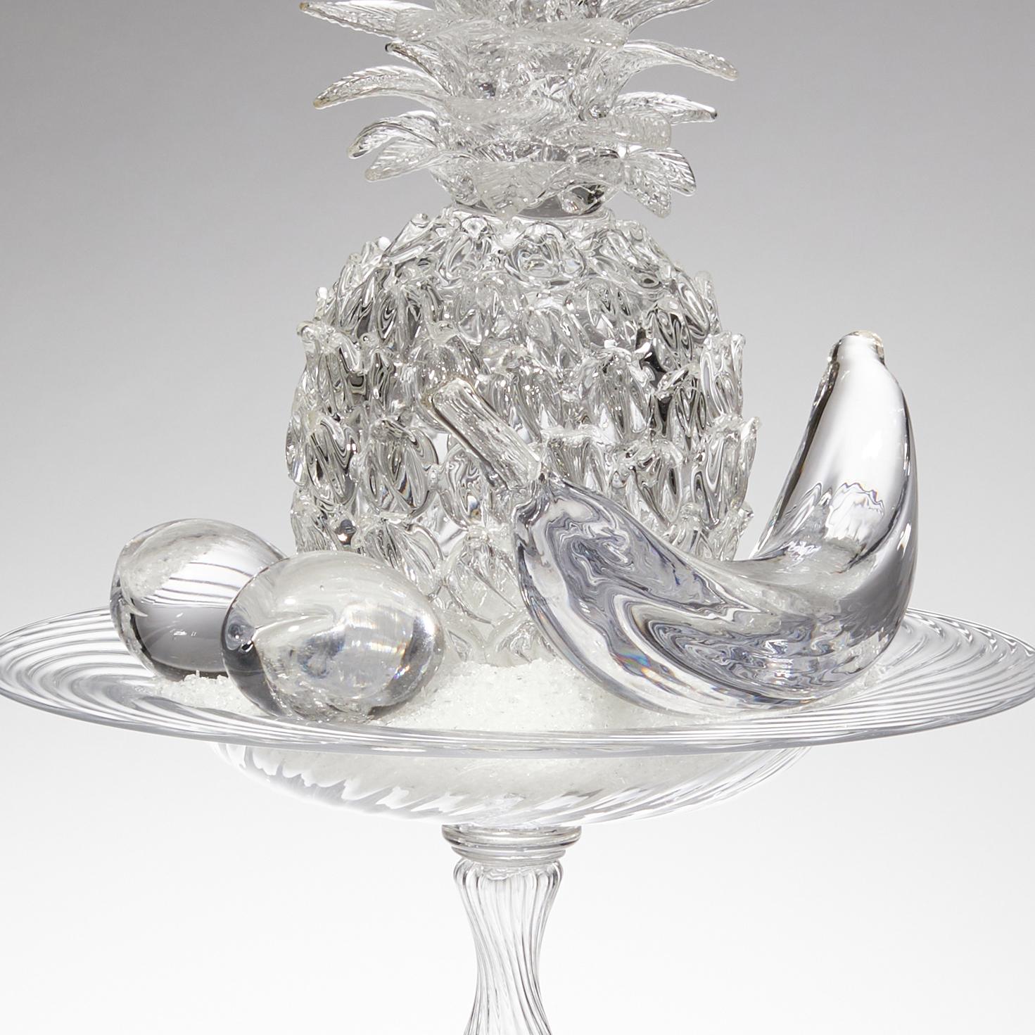 British AnanasMusaPrunus, a Glass Still Life Installation Art Work by Elliot Walker For Sale