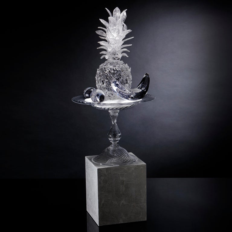 Contemporary AnanasMusaPrunus, a Glass Still Life Installation Art Work by Elliot Walker For Sale