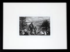 " Vitalité, force, connexion " Paysage d'artiste féminine contemporaine signé.