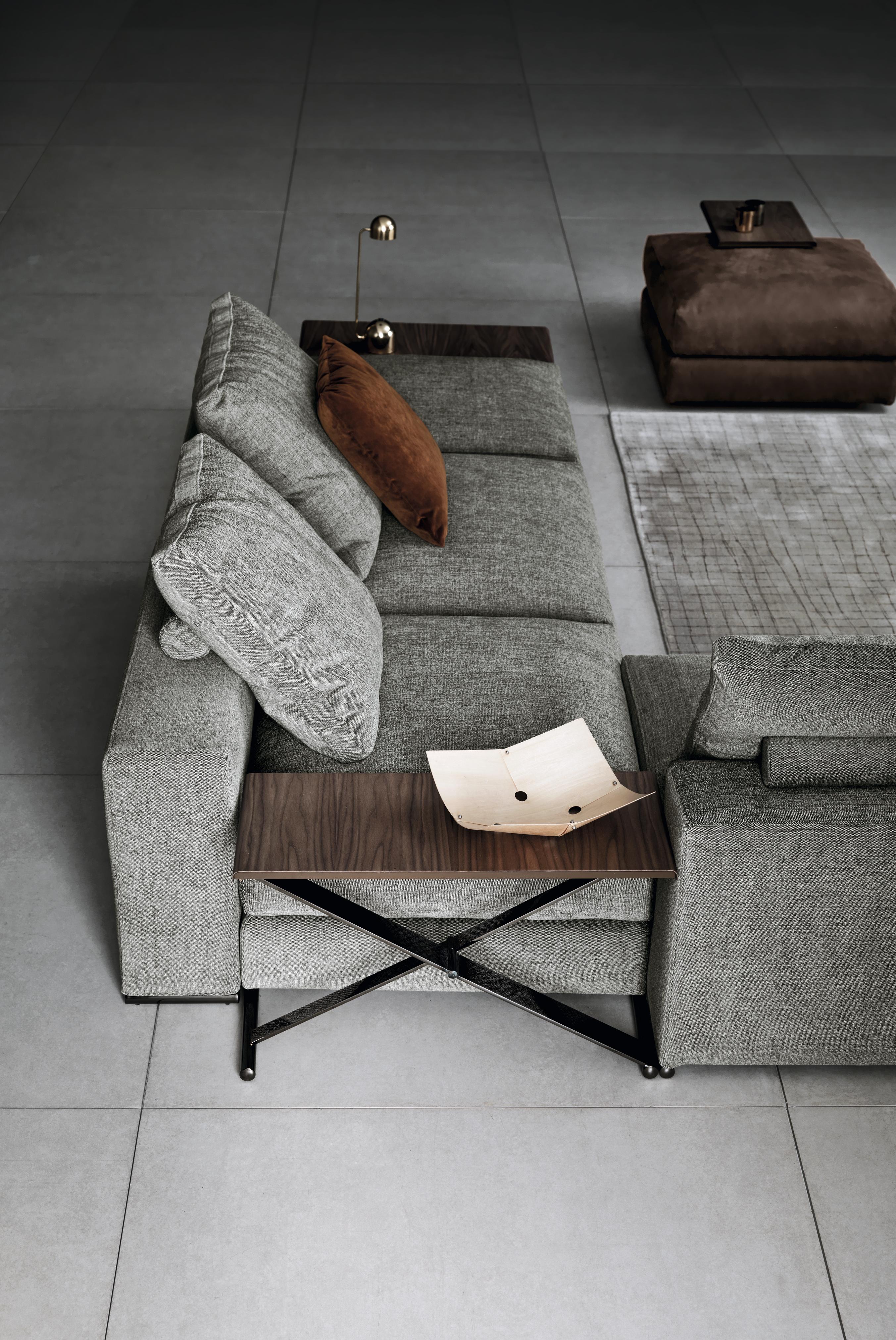 Moderne Grand canapé sectionnel Ananta Class 15 en tissu Lusso de Sergio Bicego en vente