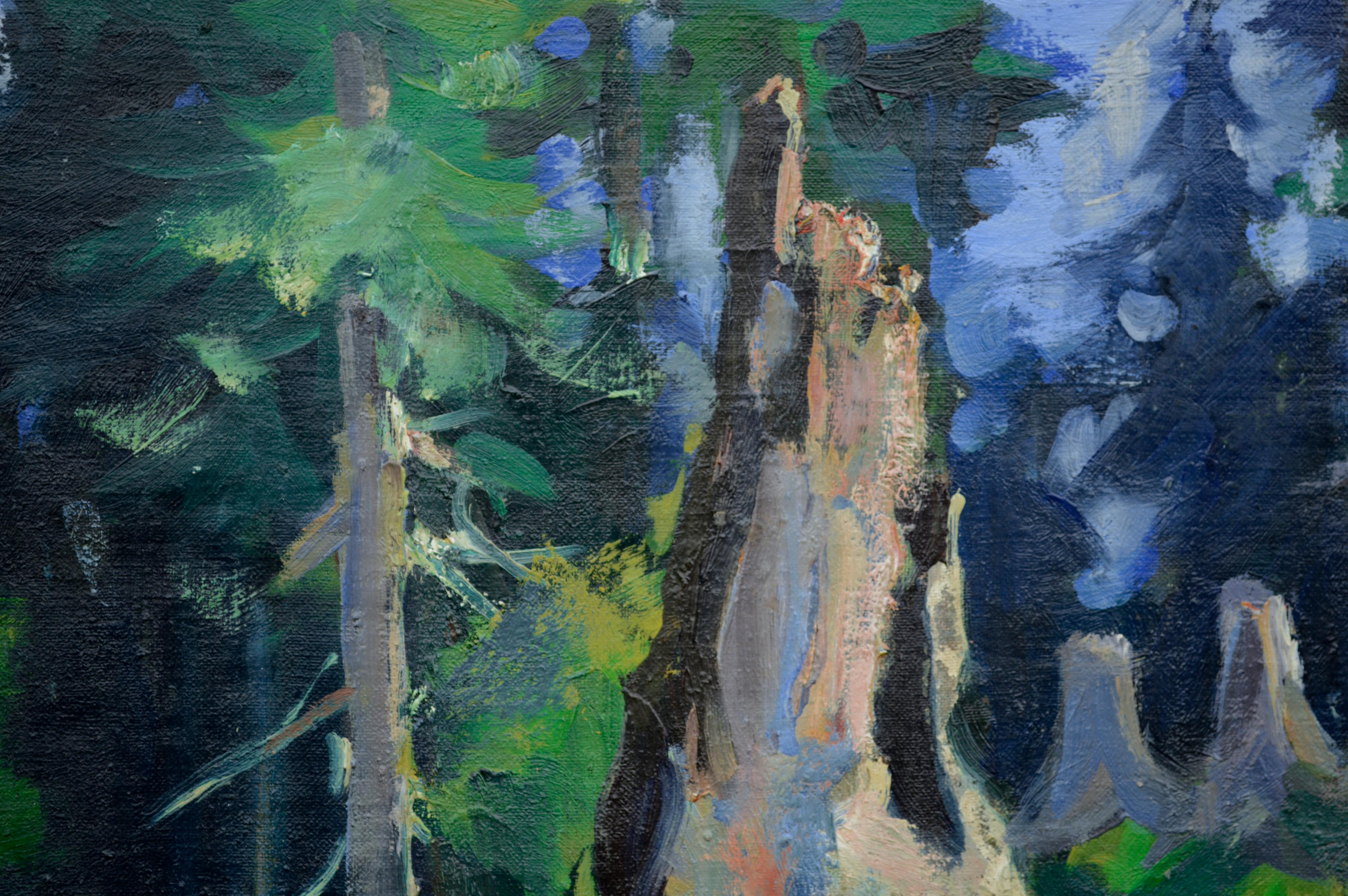 Modernist Mid Century Forest by Anany Alexeevich Verbitsky  For Sale 2