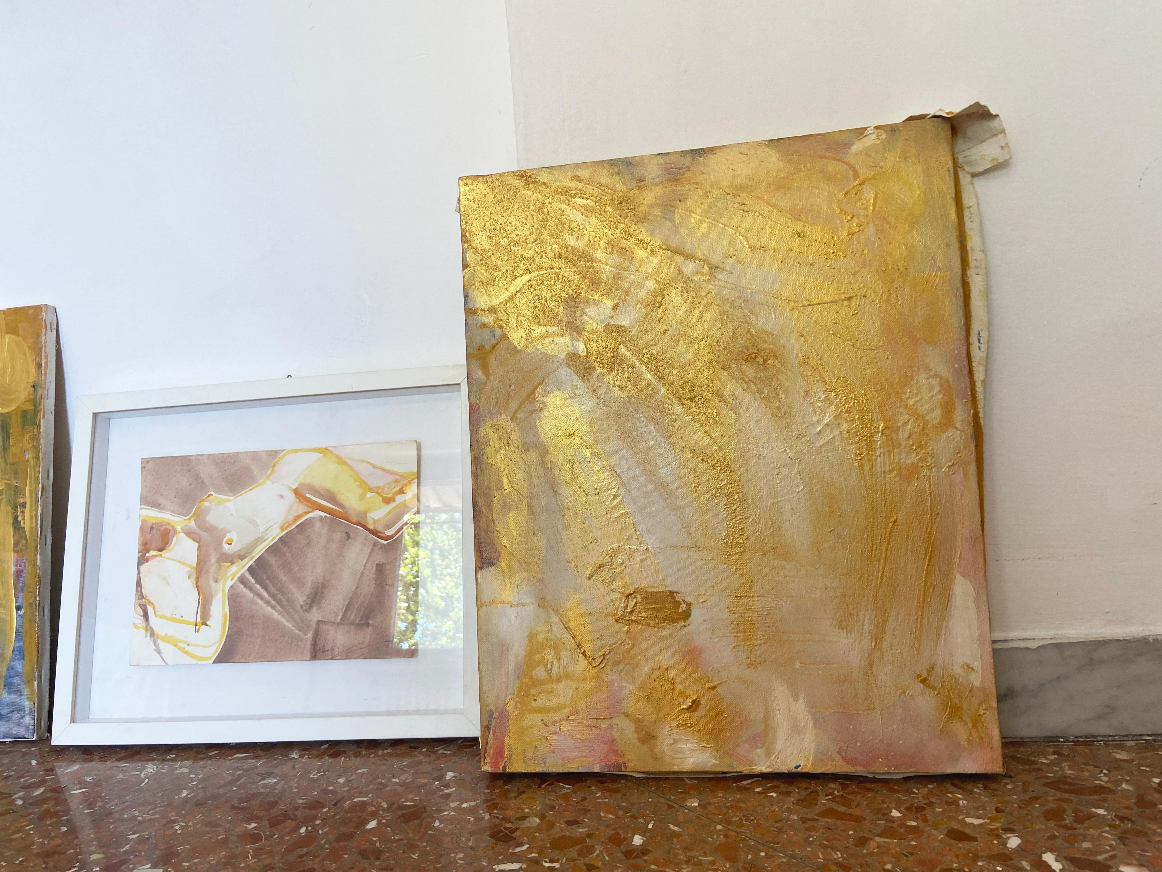 Lovers  after Egon Schiele Klimt vienna secessione nude erotic For Sale 11