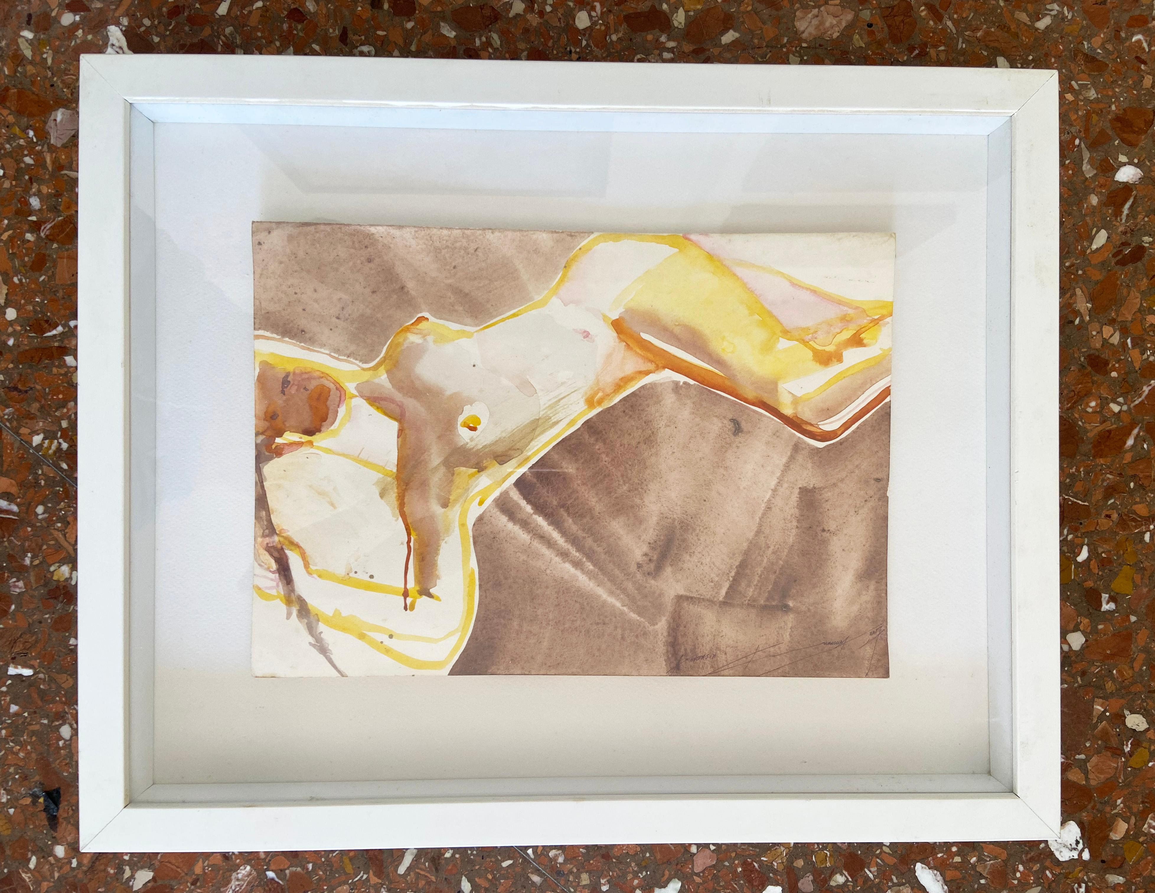 Lovers  after Egon Schiele Klimt vienna secessione nude erotic For Sale 12