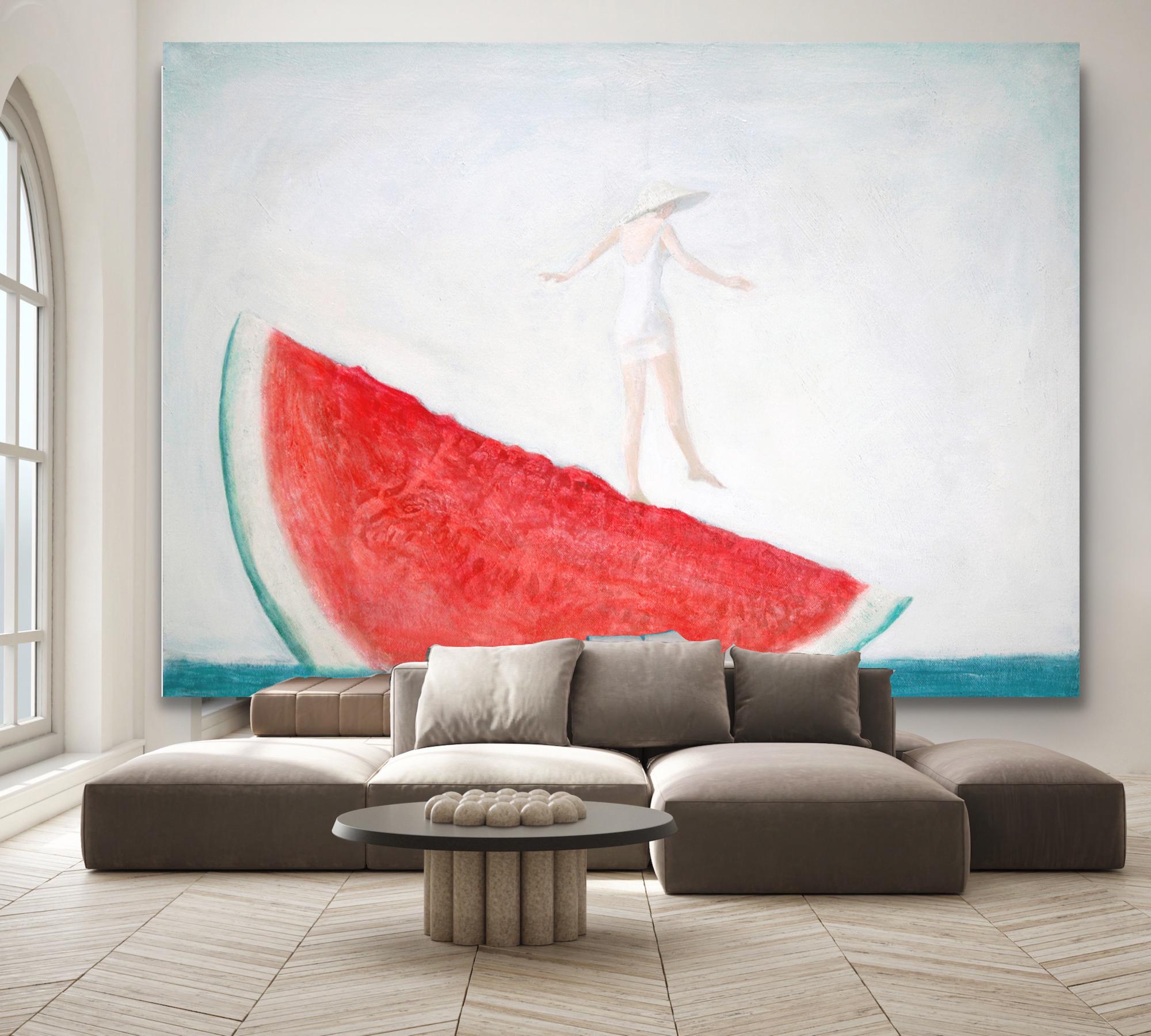 Anastasia Aureum Figurative Painting - Catch of the day