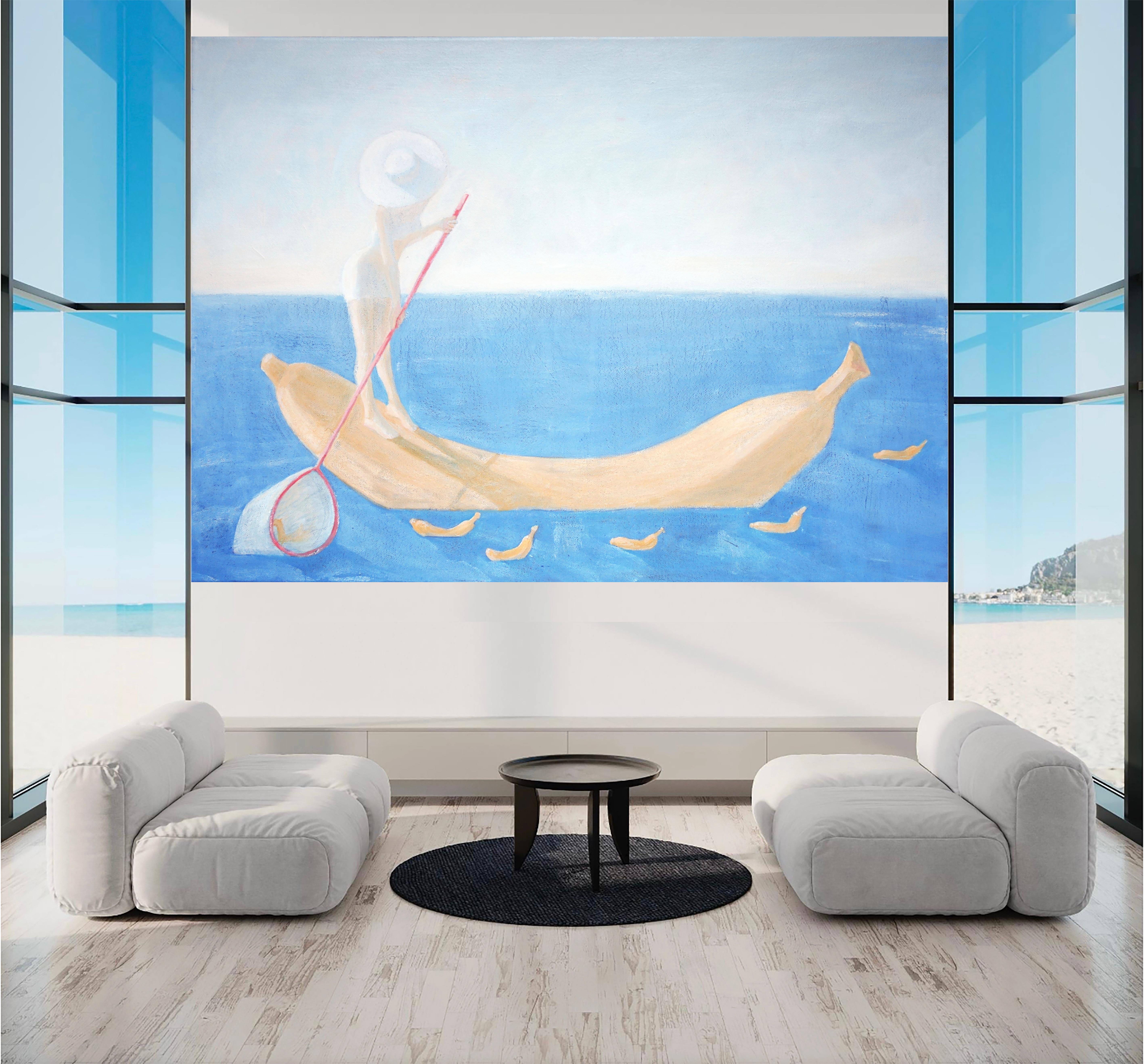 Anastasia Aureum Figurative Painting - Catch of the day