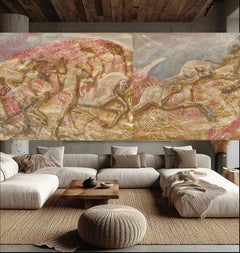 Circle of Life, Original Oil Painting on Canvas, Signed, 21st Century