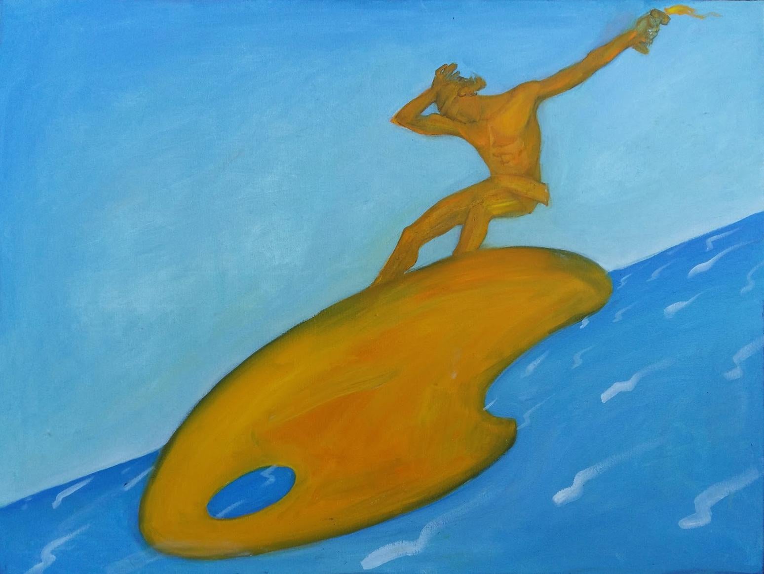 Inspiration (Surrealismus), Painting, von Anastasia Aureum