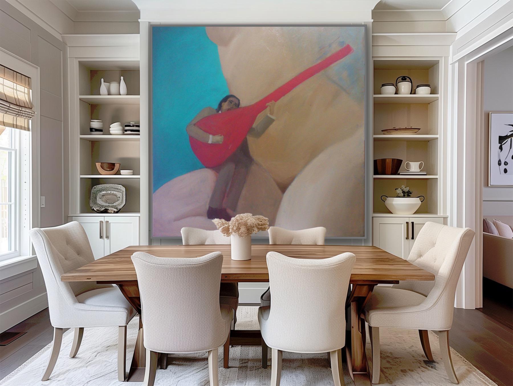 Chanson italienne - Contemporain Painting par Anastasia Aureum