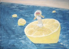 impresión de limón arte de cocina