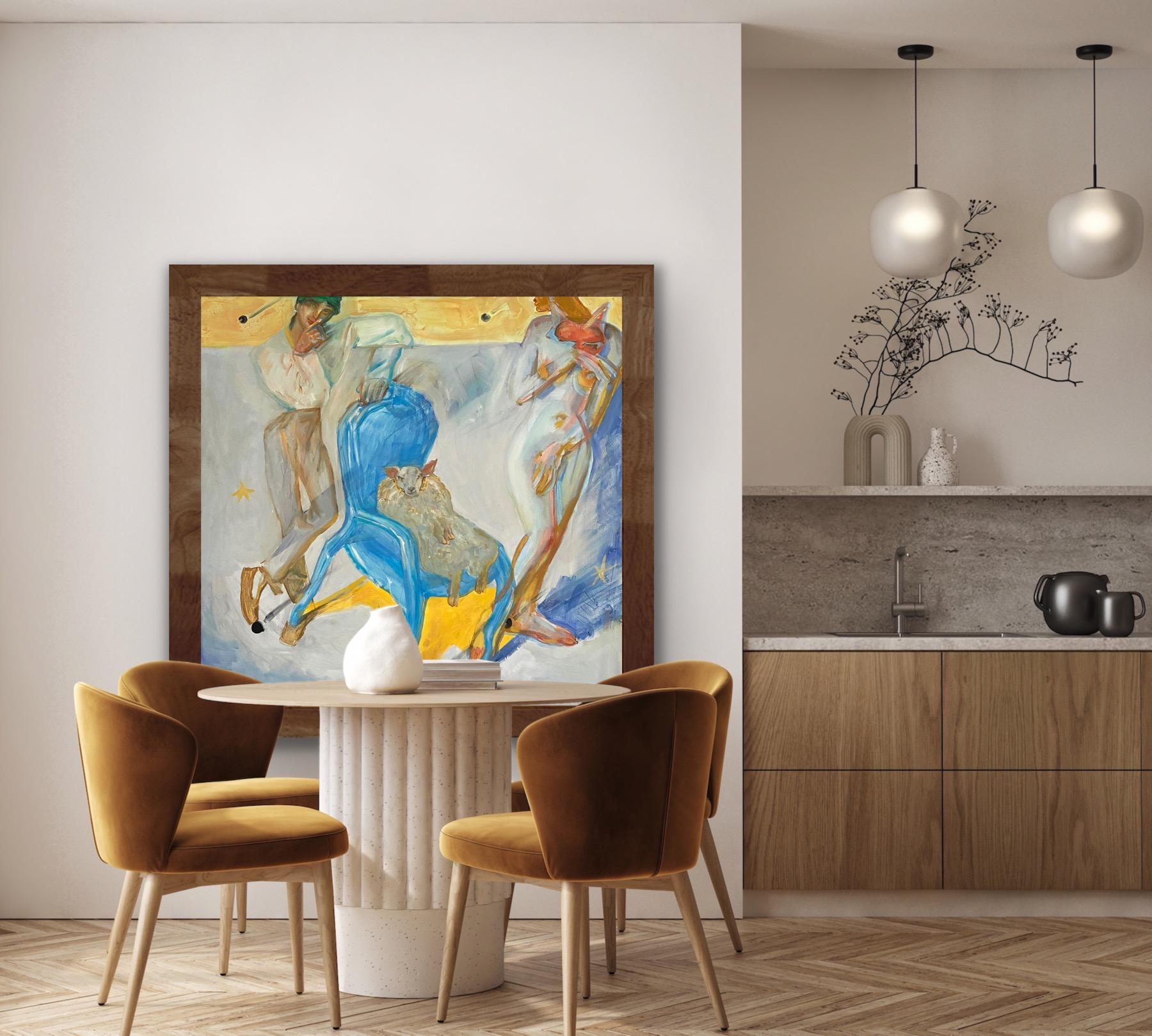 Liebende (Zeitgenössisch), Painting, von Anastasia Aureum