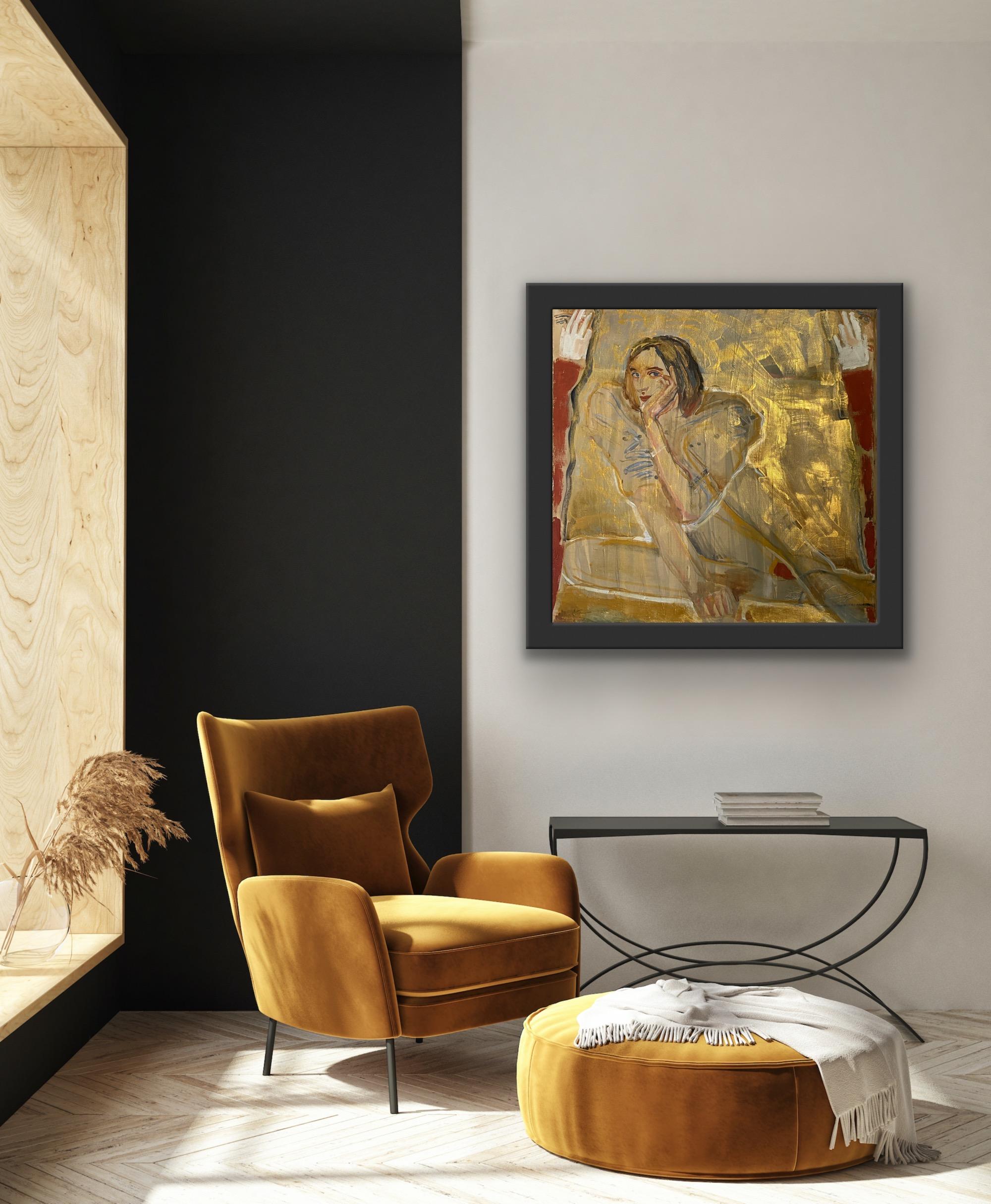 Amantes - Painting de Anastasia Aureum