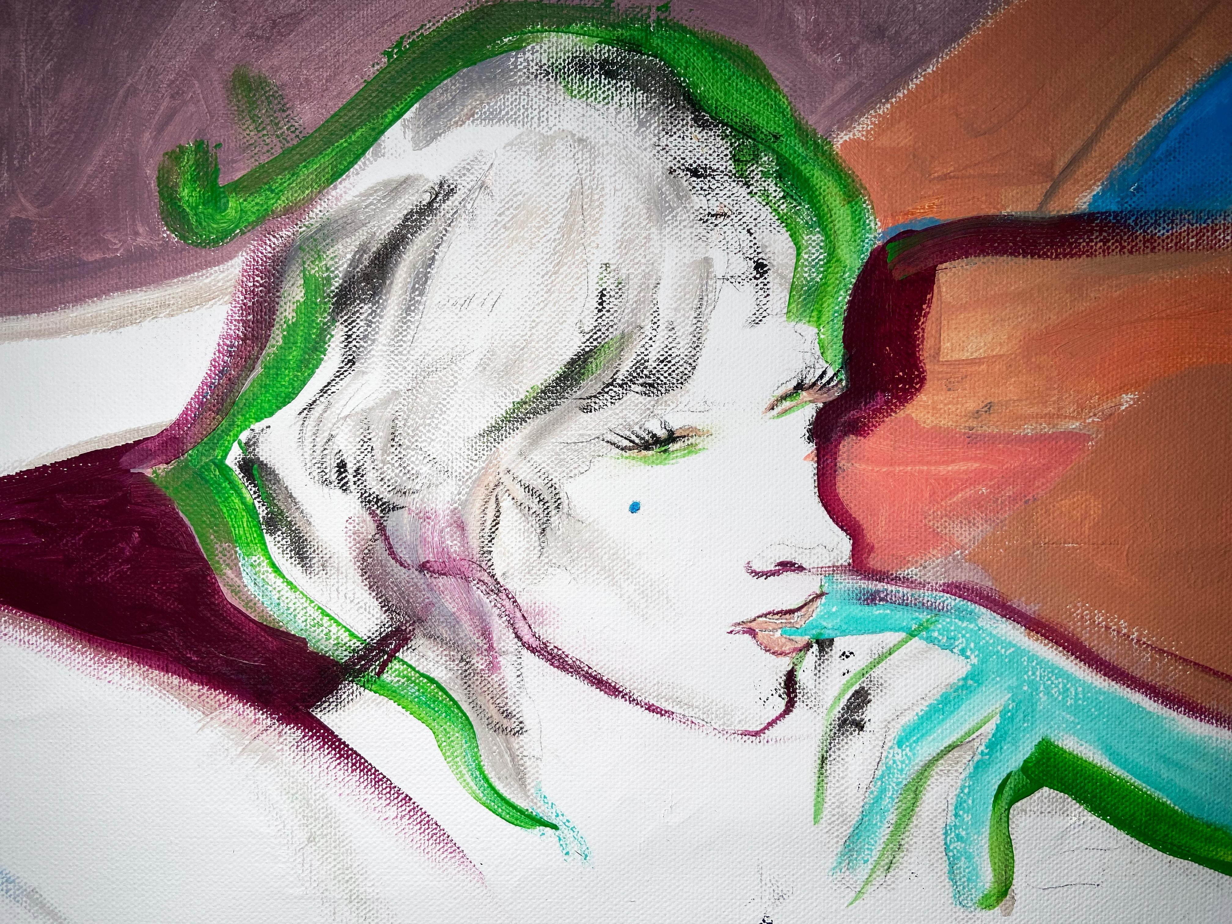 Liebhaber – Painting von Anastasia Aureum