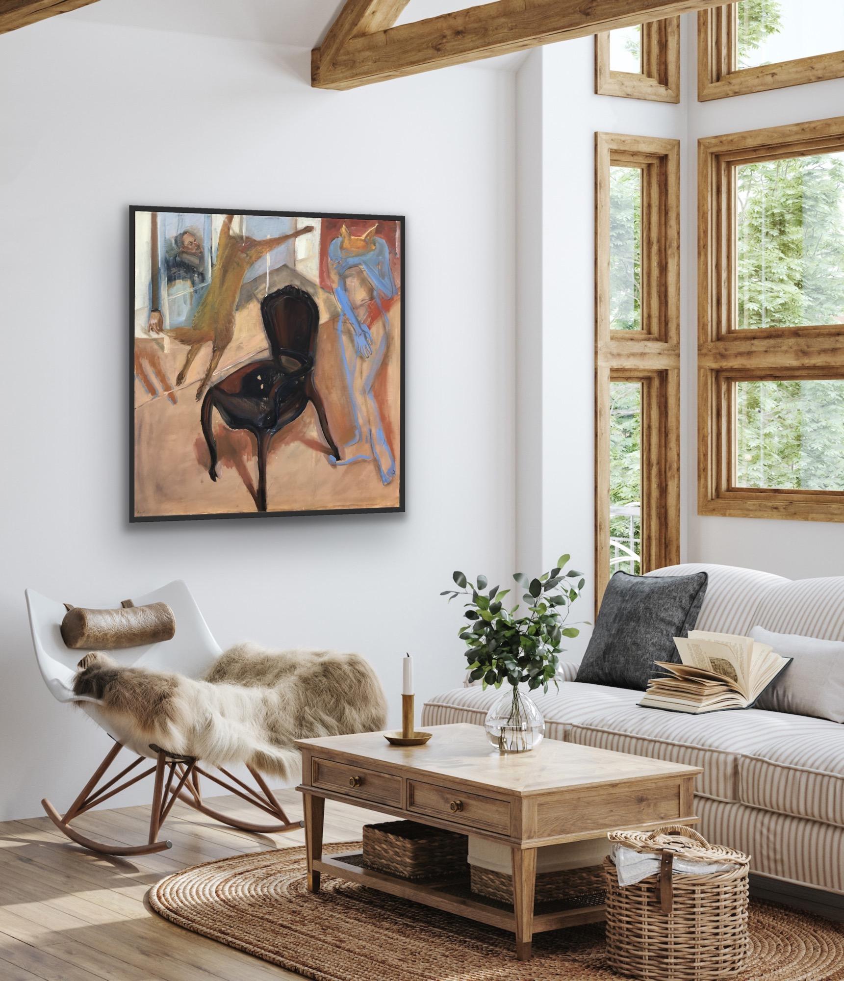Liebende (Surrealismus), Painting, von Anastasia Aureum