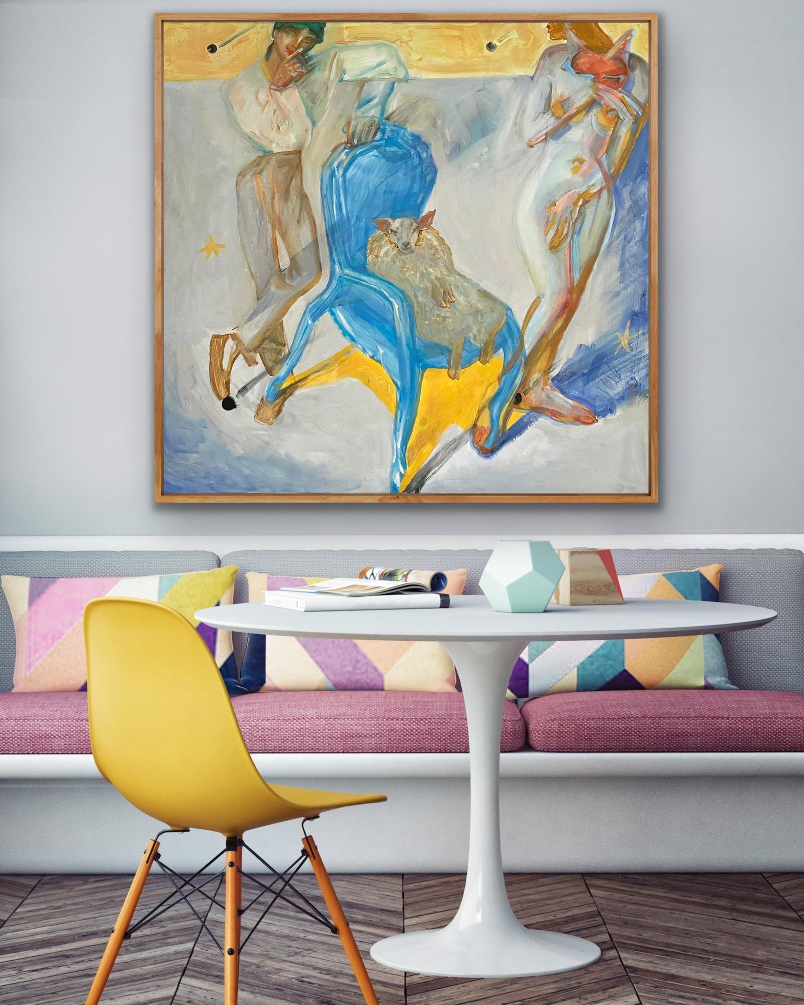 Amoureux - Painting de Anastasia Aureum