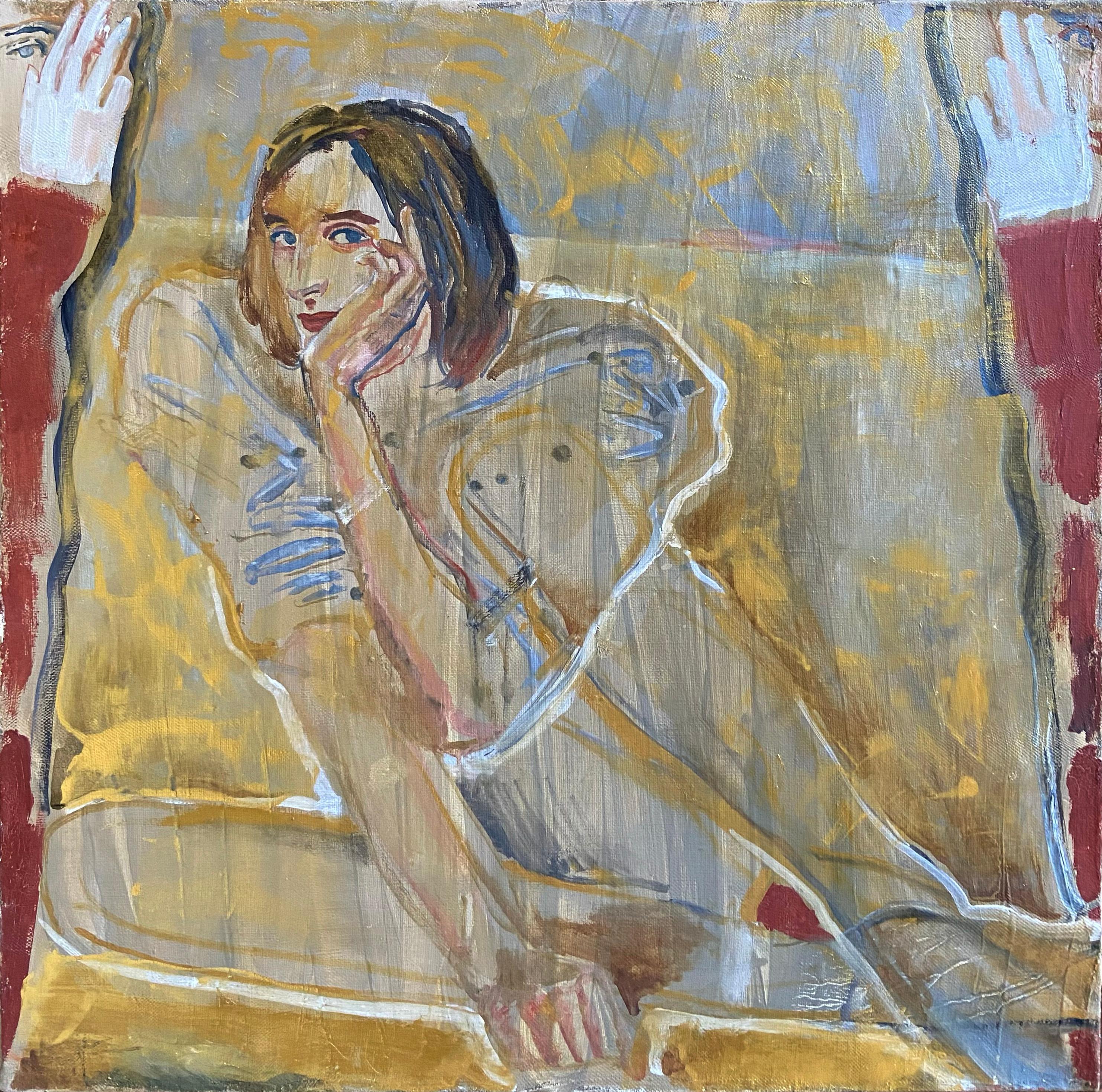 único
óleo sobre lienzo 
pintura de retratos

51x51x3cm
firmado a mano
Un certificado de autenticidad del artista  se incluye previa solicitud

