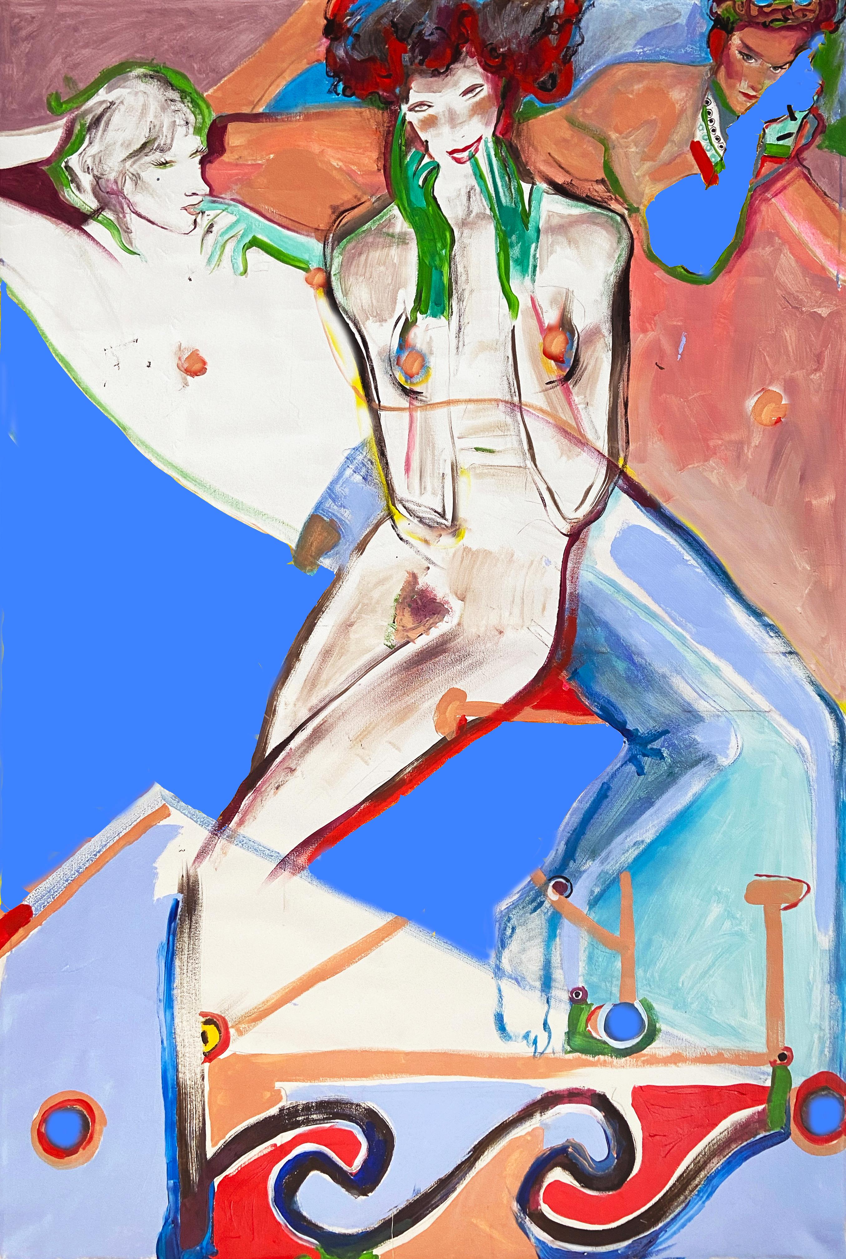 lovers inspired - Contemporary Painting by Anastasia Aureum