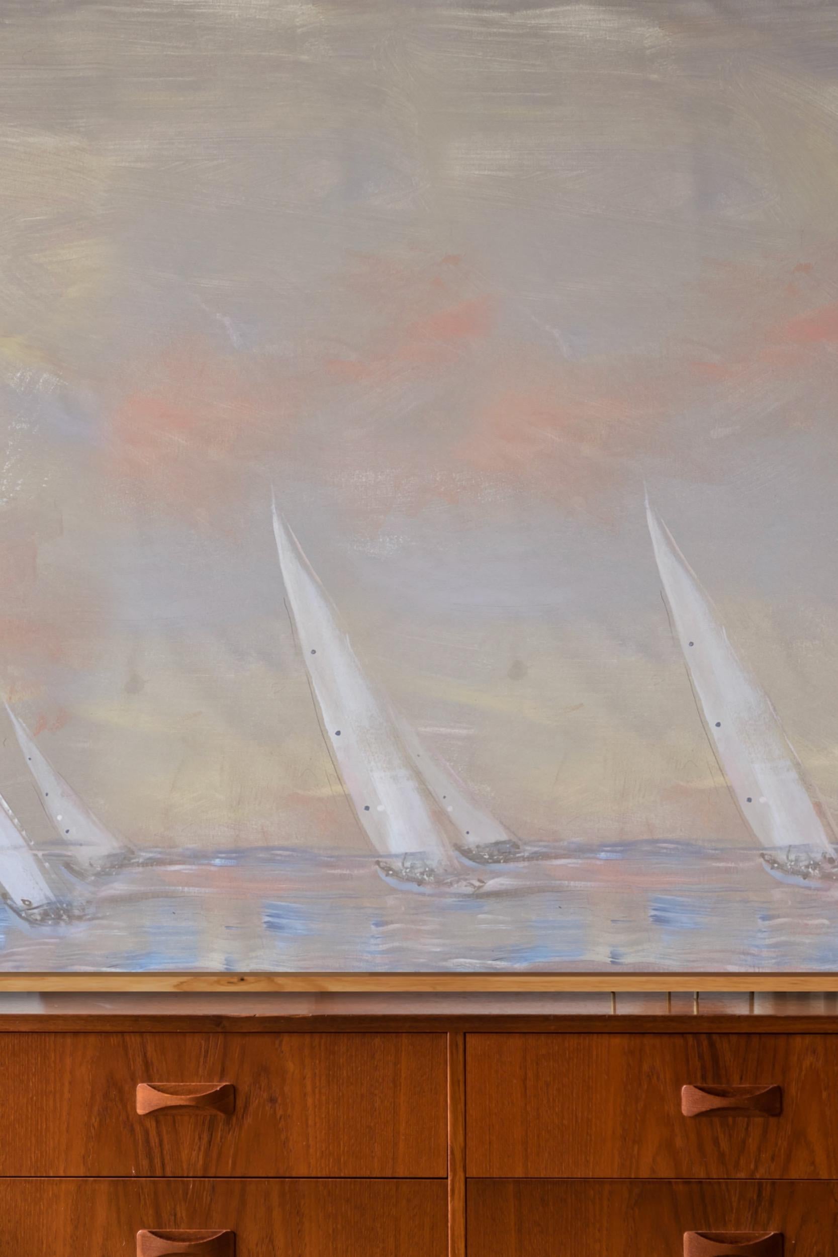 paysage mer peinture Marin amoureux en vente 7