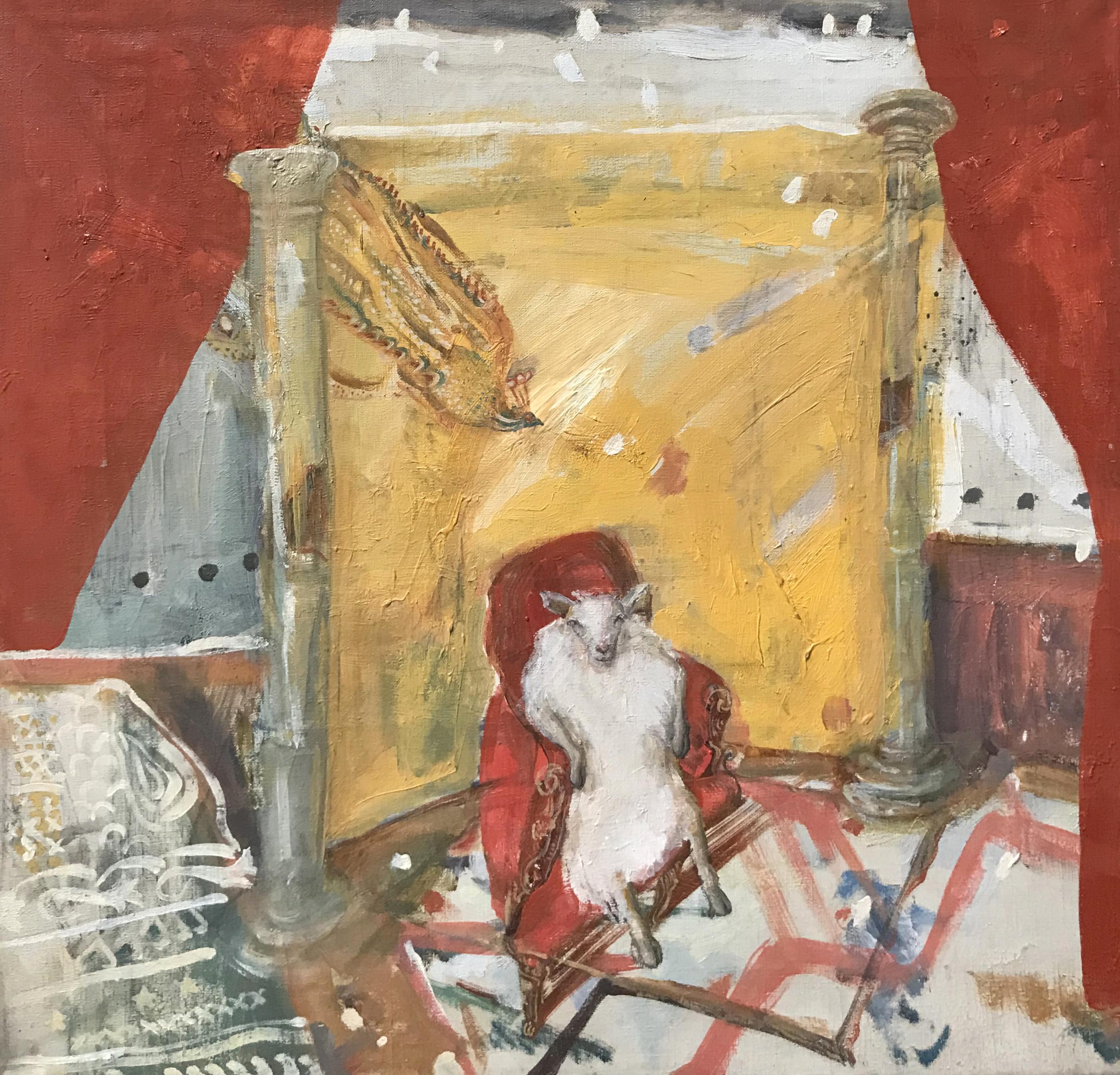 Anastasia Aureum Figurative Painting - Mirror