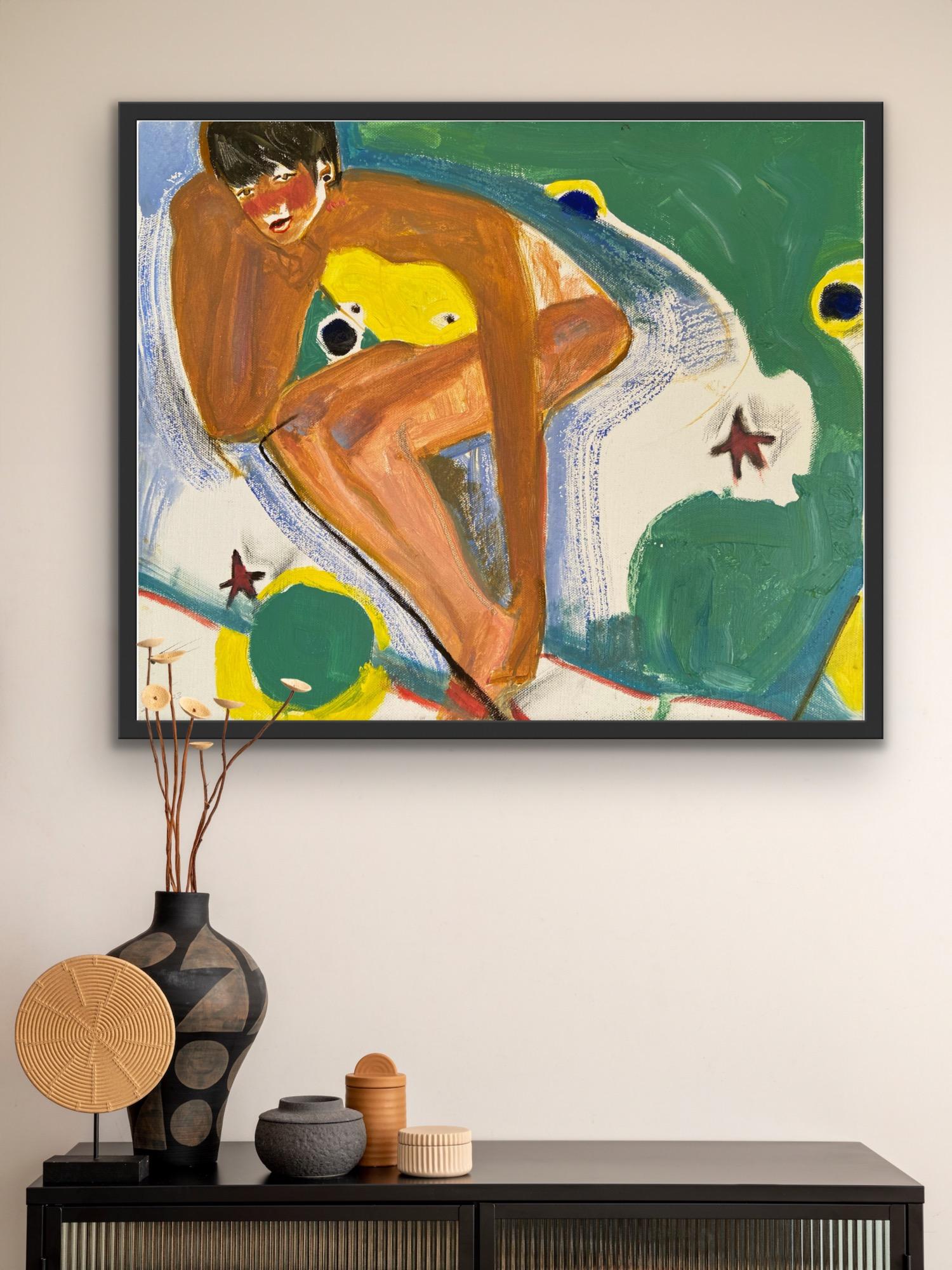 portrait  boy - Painting by Anastasia Aureum