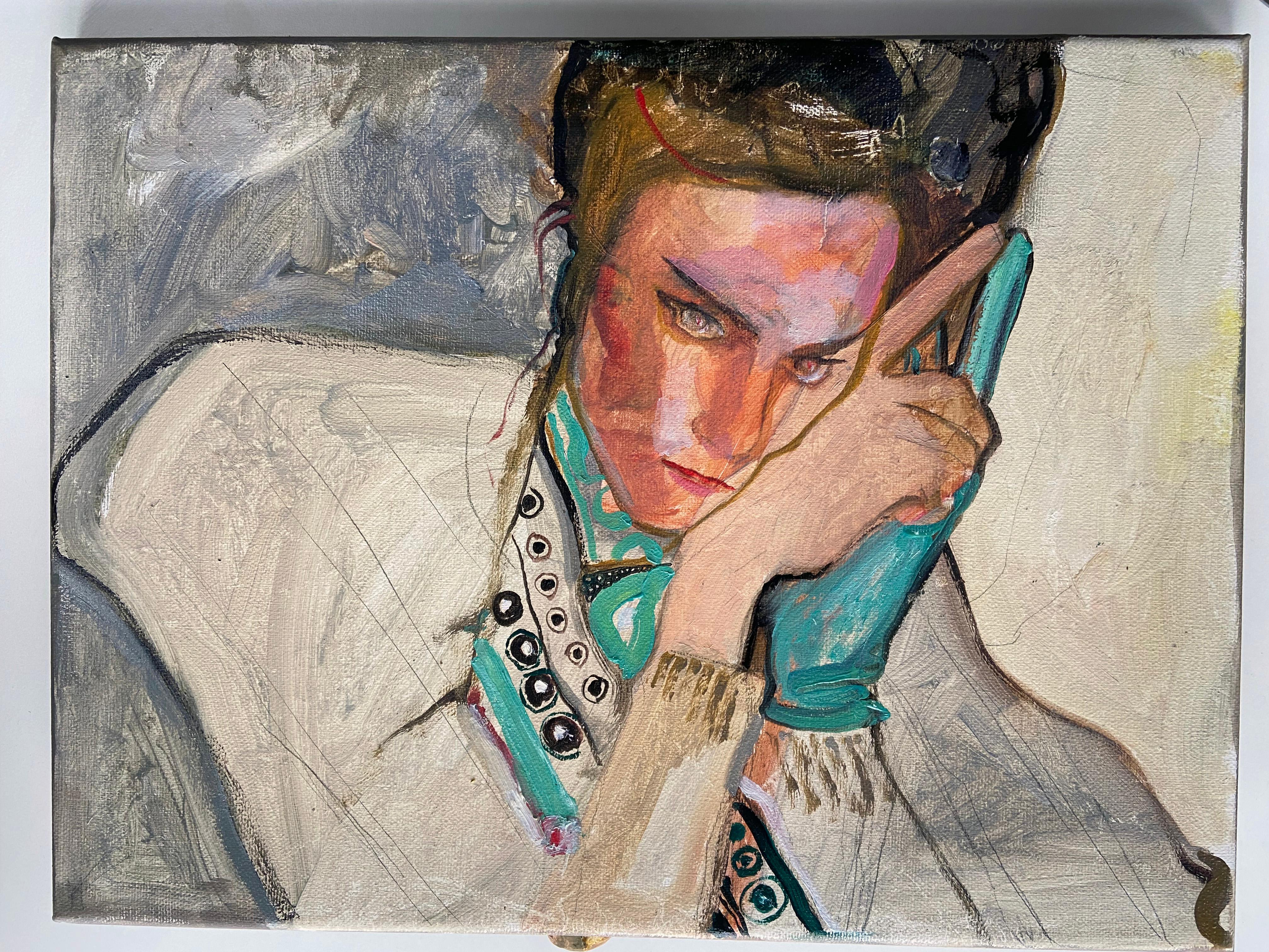 portrait - Painting by Anastasia Aureum