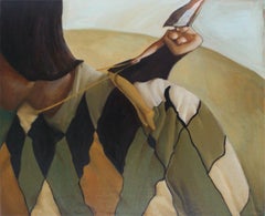 Rider, nude, female, portrait