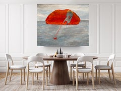Surrealist Oil Painting 'Love' on Canvas, 21st Century, 90x110cm