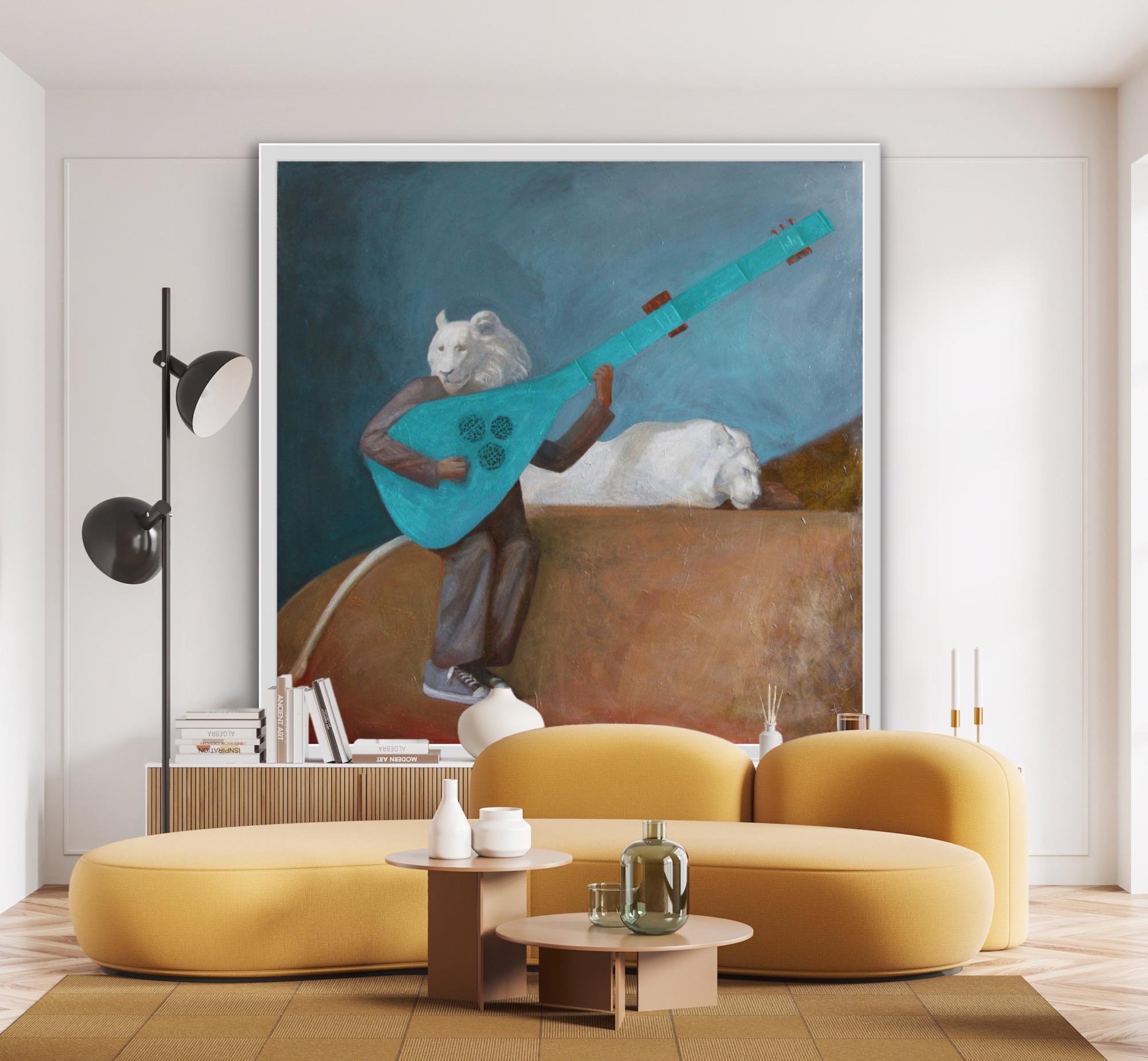 El sonido del silencio - Painting Contemporáneo de Anastasia Aureum