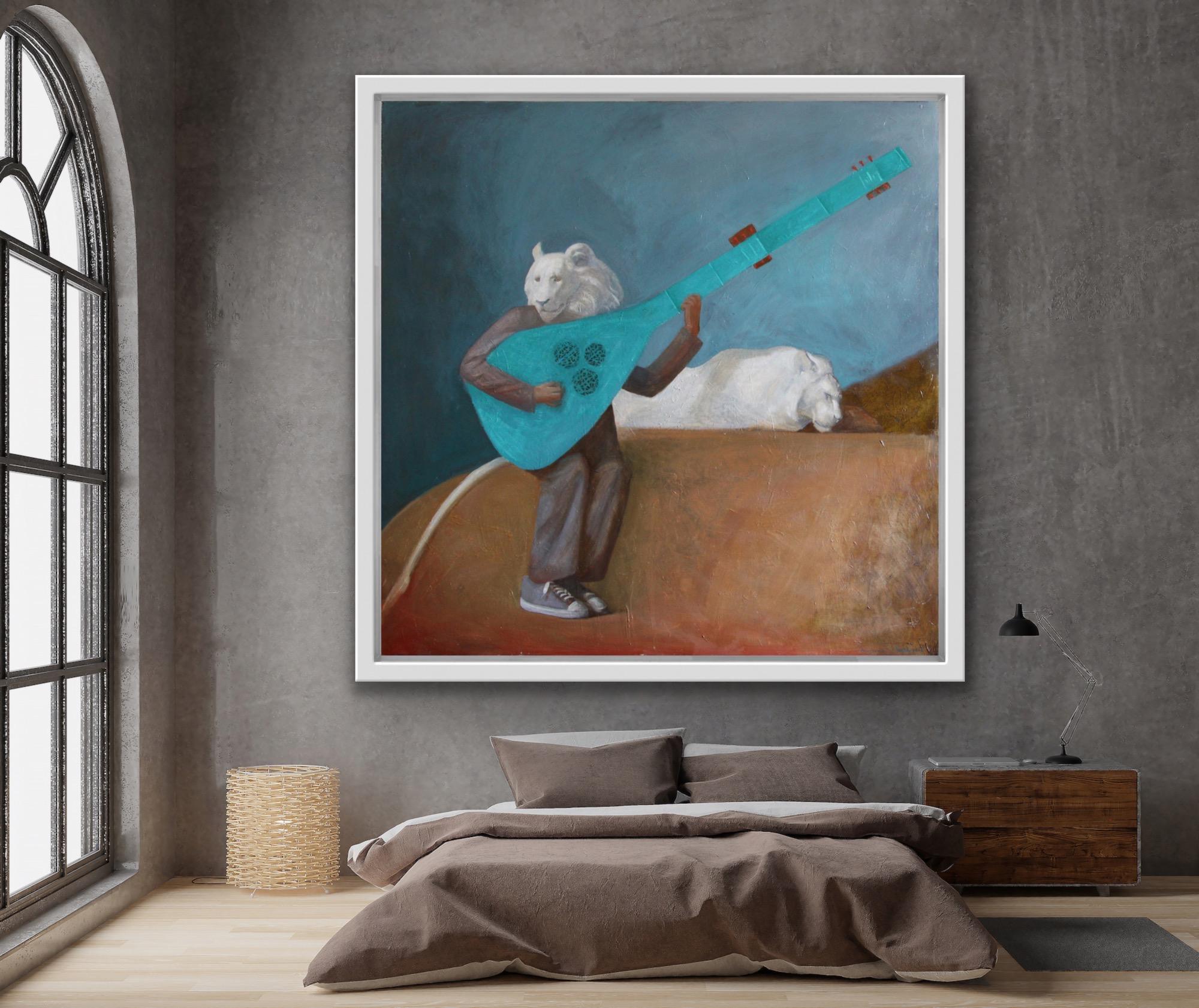 Figurative Painting de Anastasia Aureum - El sonido del silencio