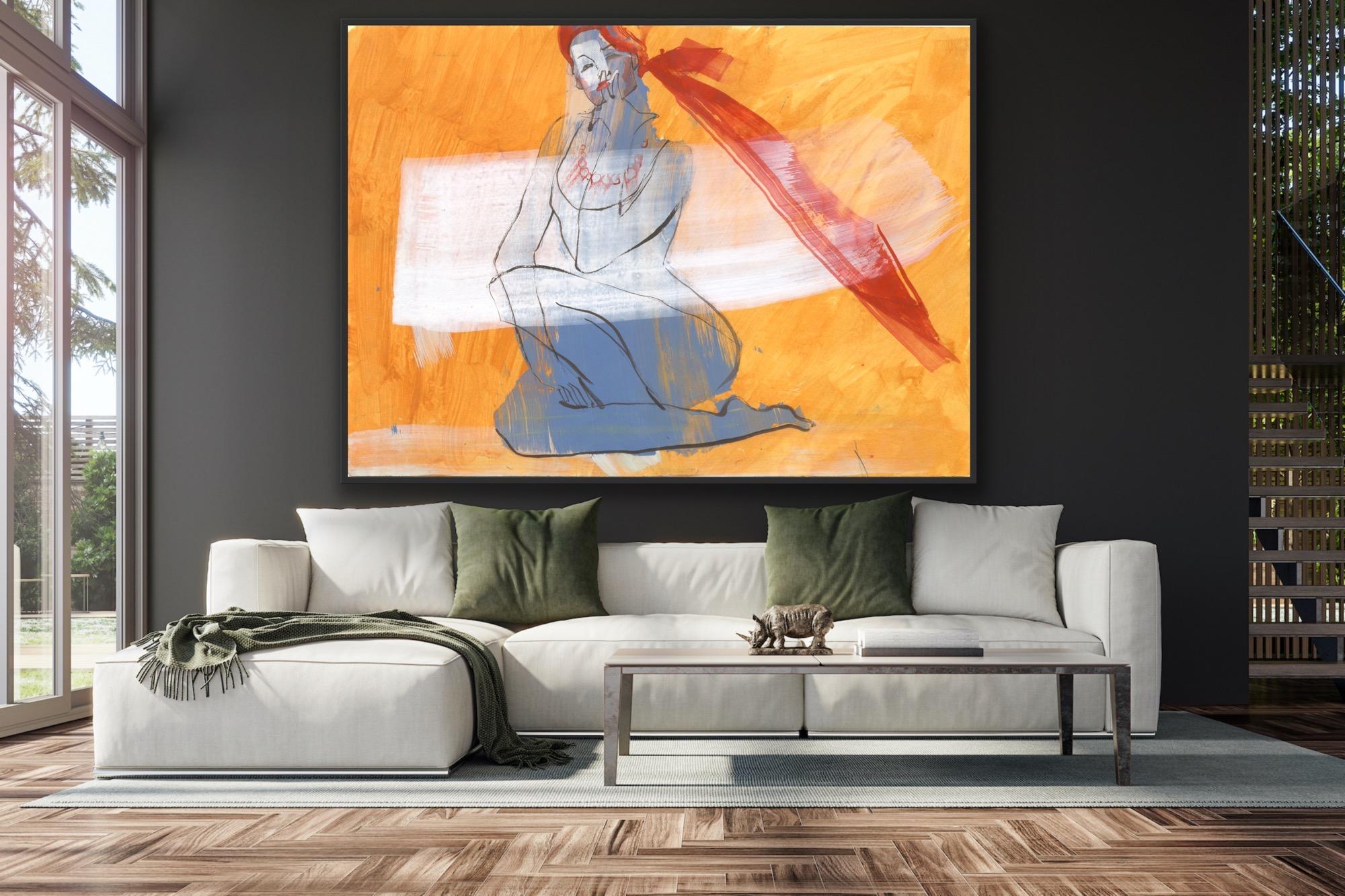 Fortune, nude, print, female