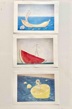 Affiche d'art « Lemon Print » pour la cuisine