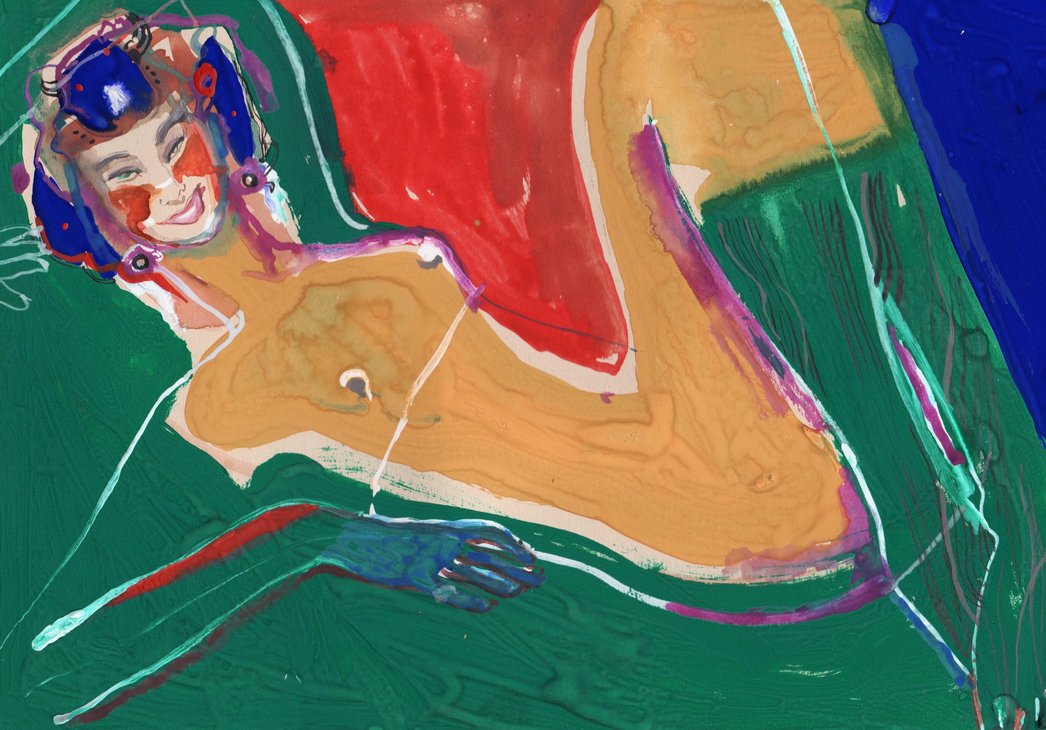 Nu  imprimer Jadid - Contemporain Print par Anastasia Aureum