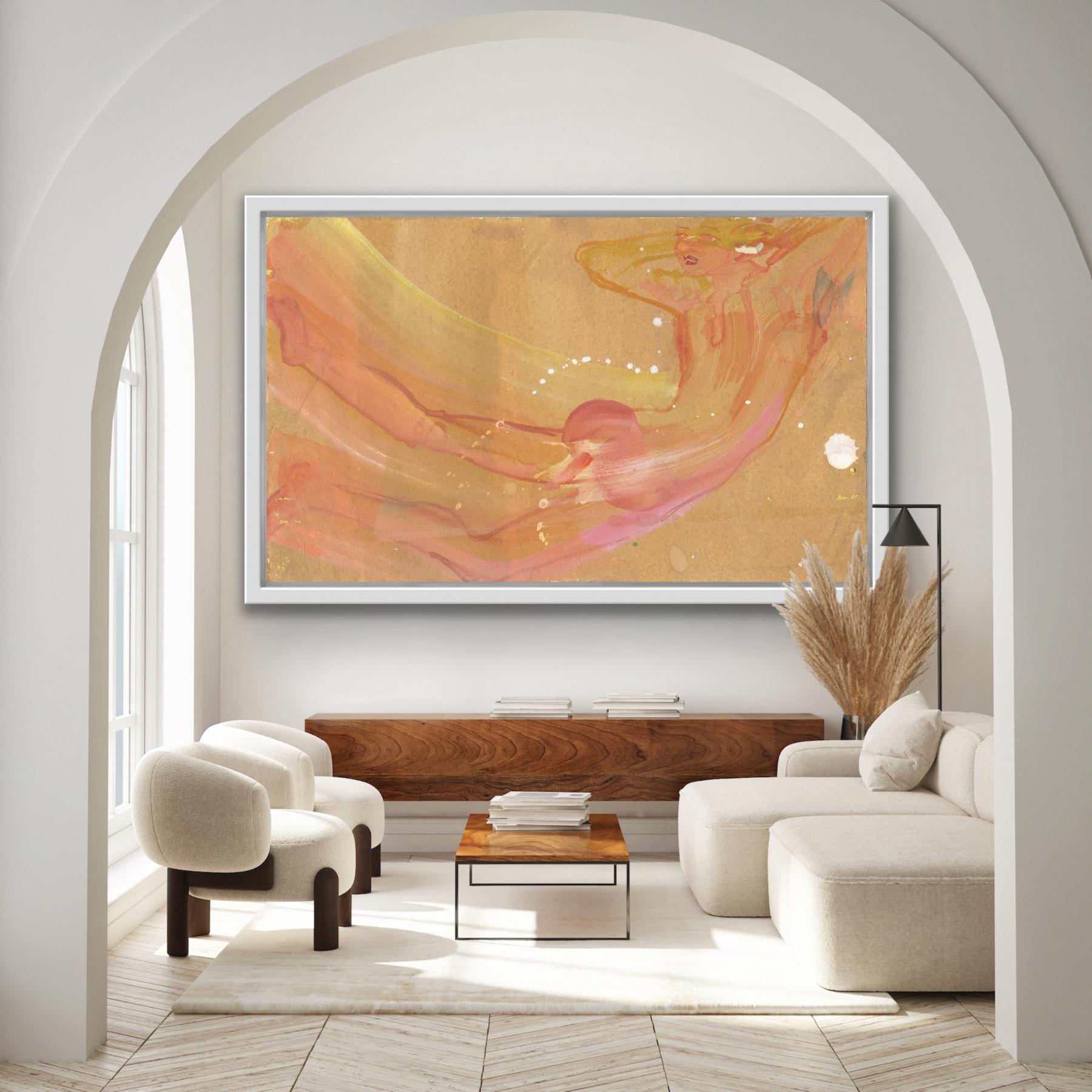 imprimé nude Honey - Abstrait Print par Anastasia Aureum