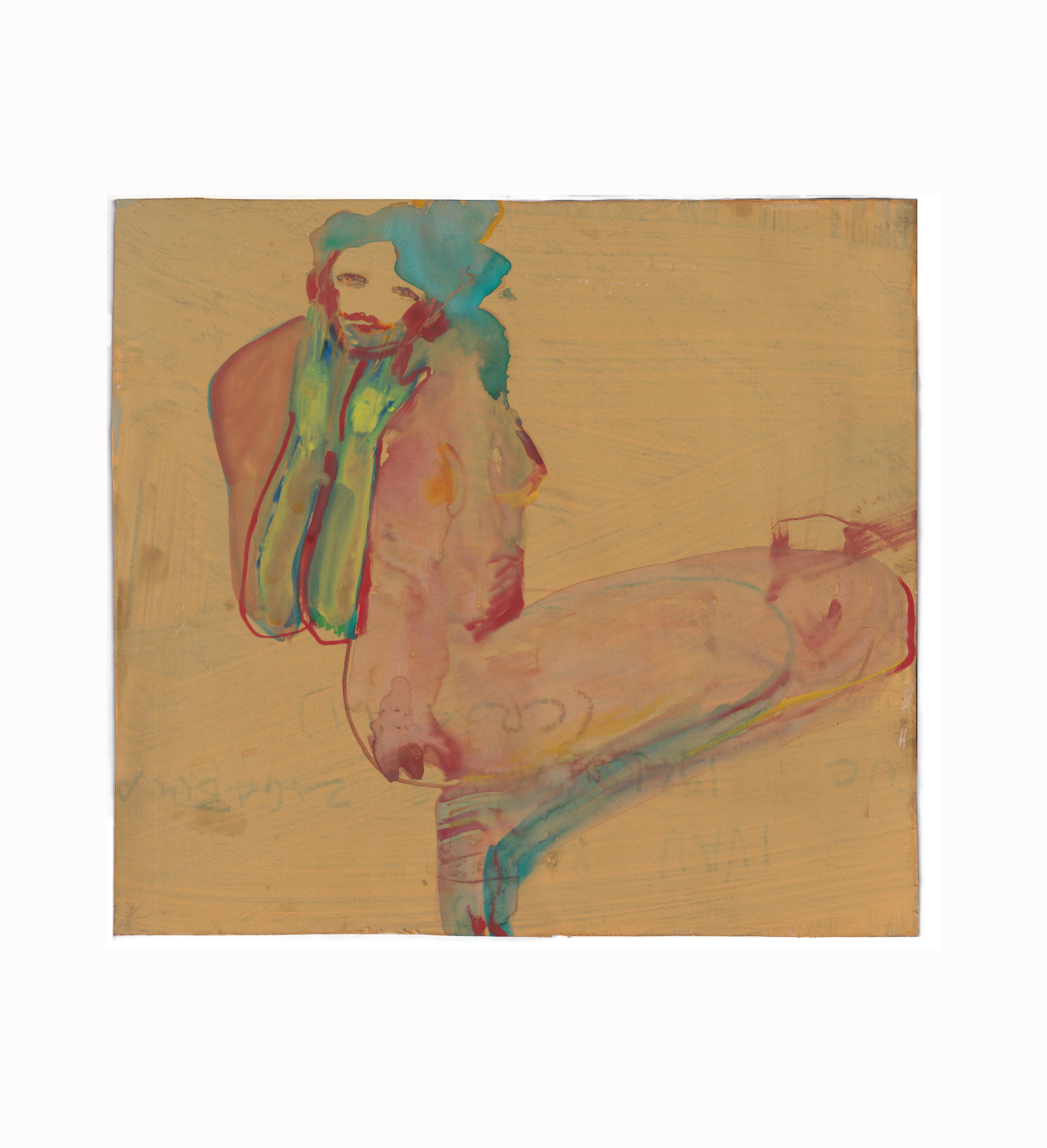 Affiche imprimée fille - Expressionniste Print par Anastasia Aureum