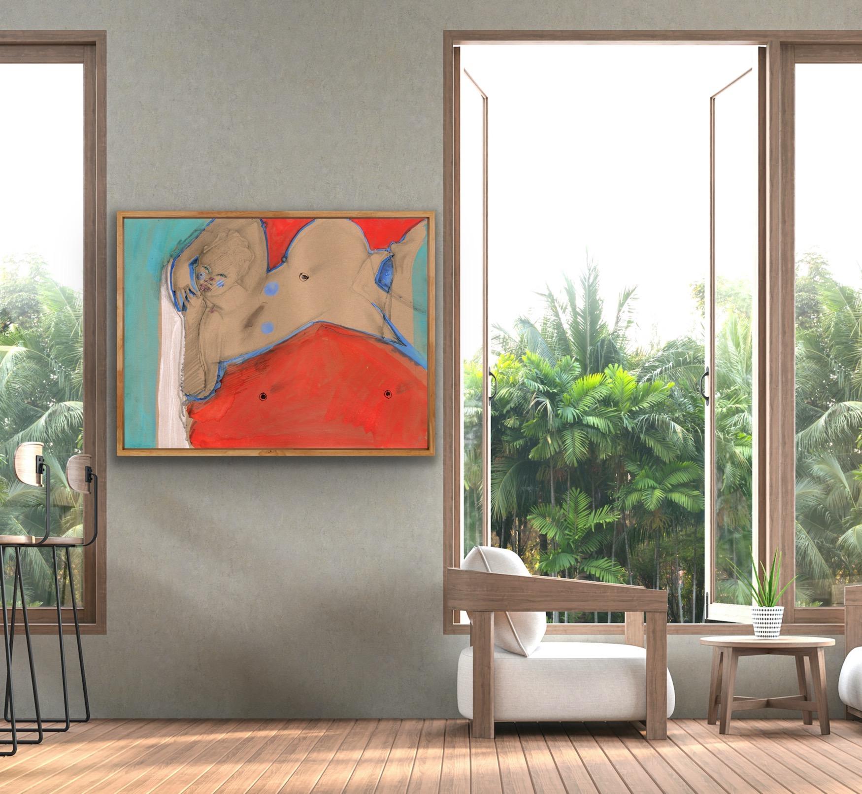stampa erotica di nudo - Nude Print Marrone di Anastasia Aureum