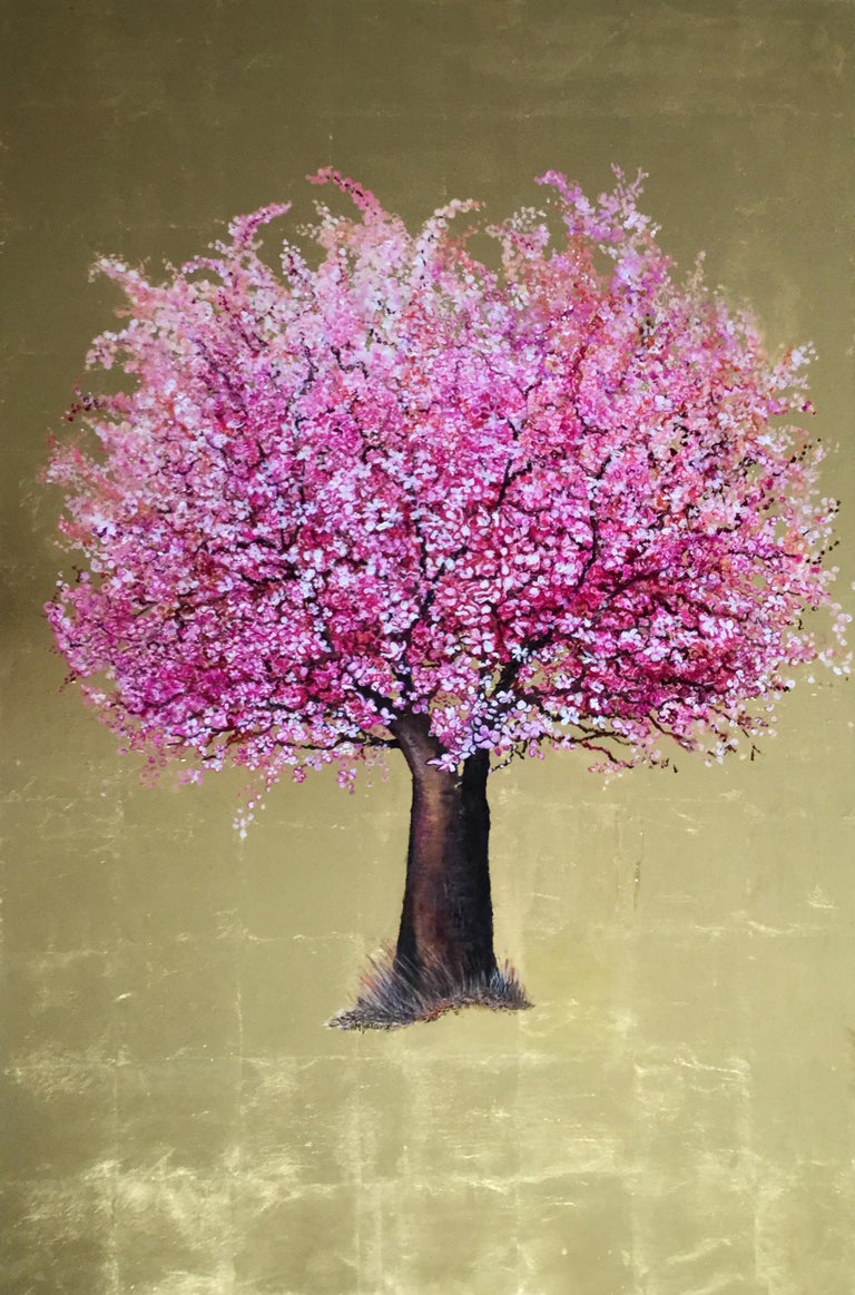 Anastasia Gklava Happy Encounter Elegant Oil On Canvas With