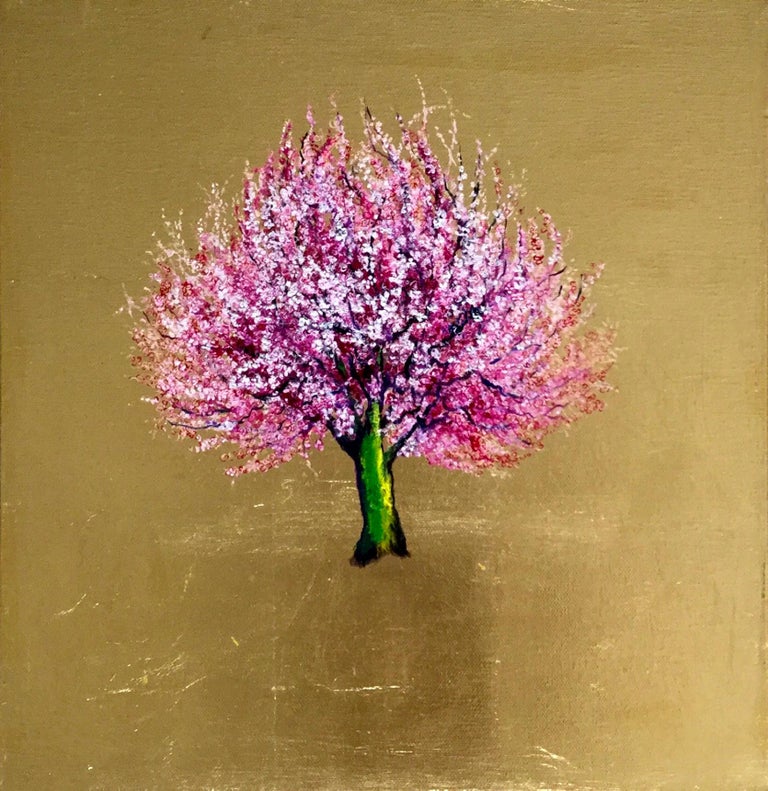 Anastasia Gklava Morning Greeting Elegant Oil On Canvas With