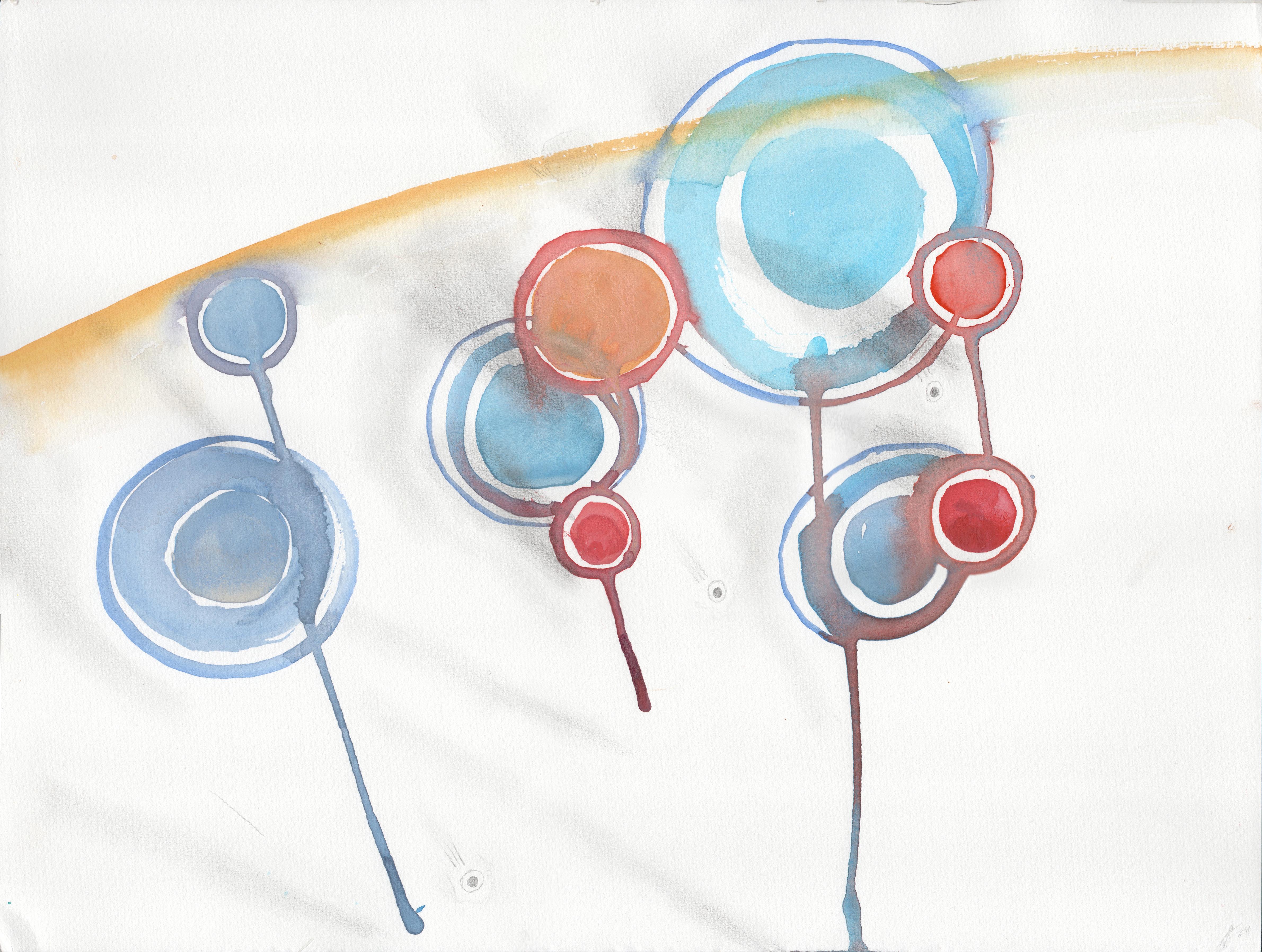 Balloons - Print by Anastasia Kurakina